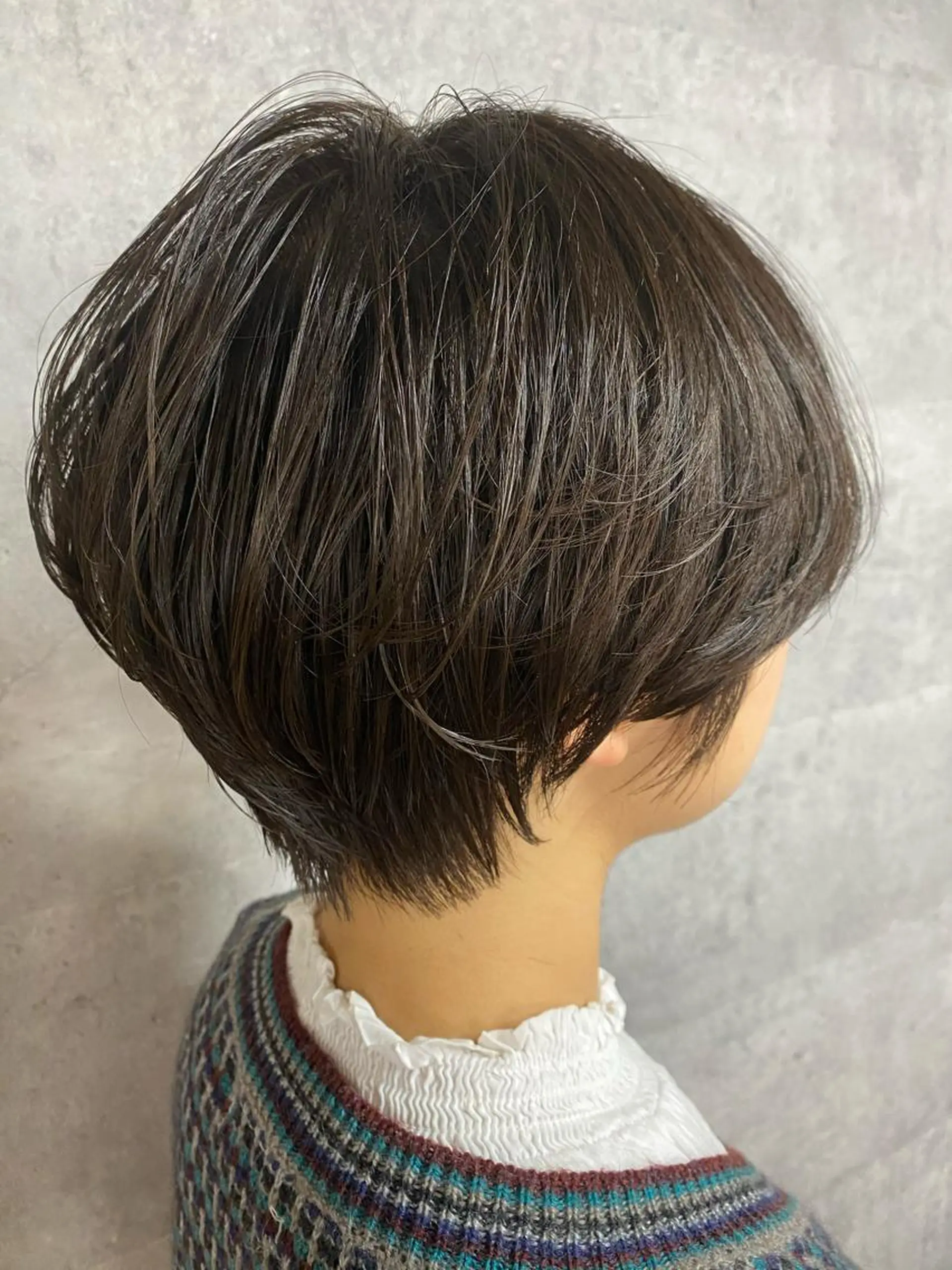 ショート カラー カット ヘアカラー トリートメント 久保亮太 /大人ショートのヘアスタイル