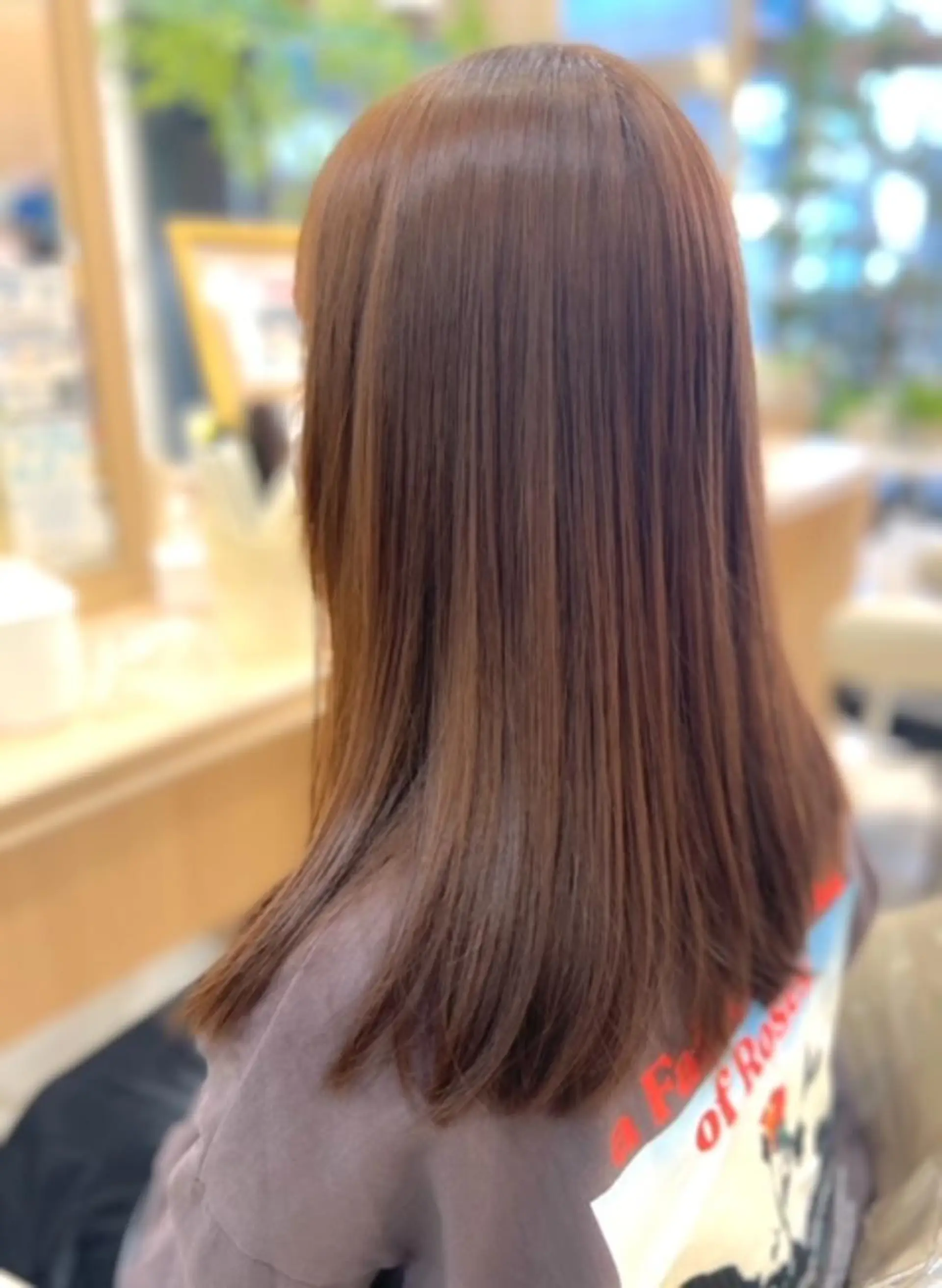 ロング カラー ブラウンカラー ヘアカラー 森 瑠海のヘアスタイル