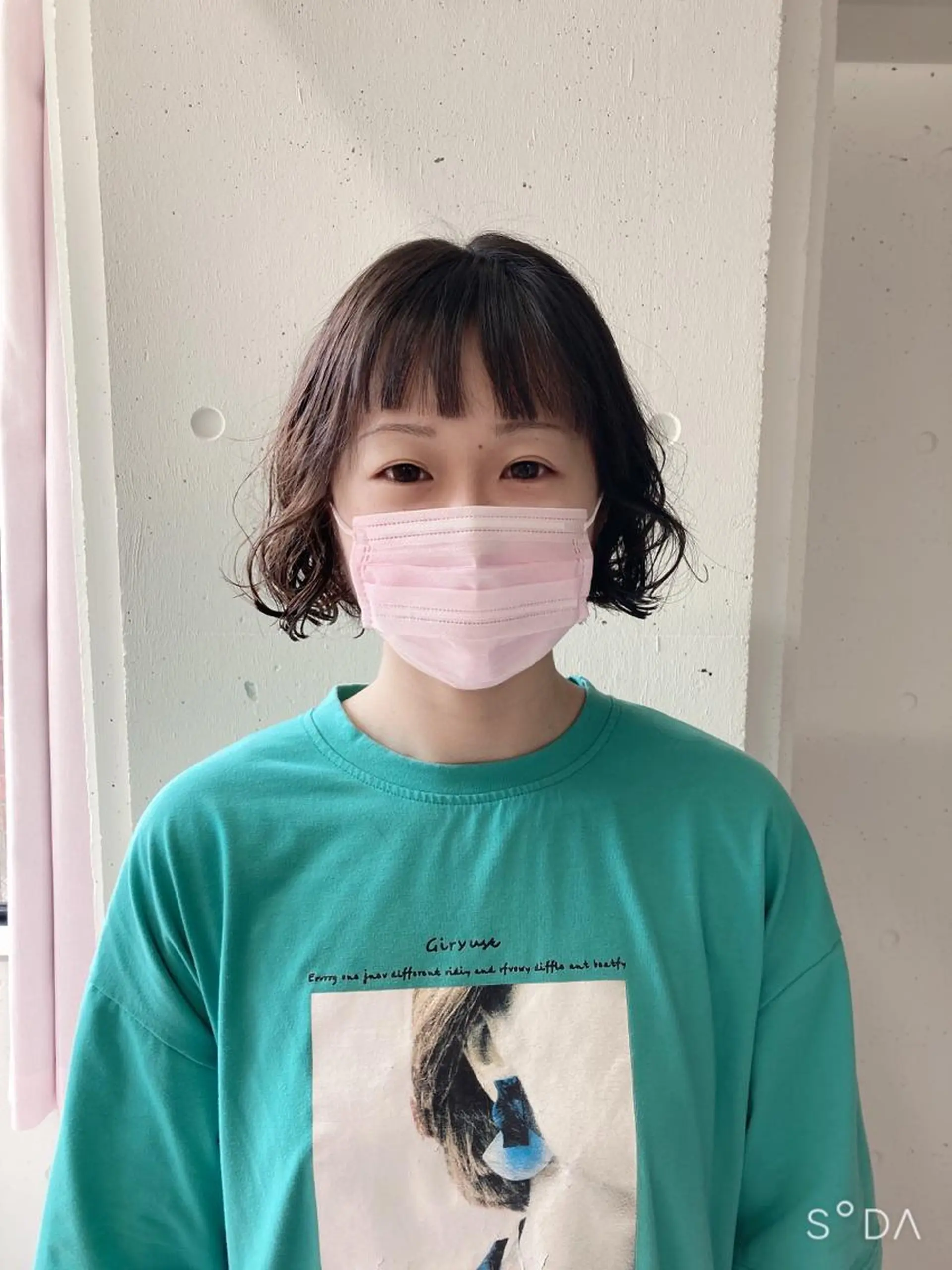 ショート ボブ カット パーマ ミルミー美容室所属・🦄💒💓齎藤 七海子🦄💒💓のマツエク・マツパデザイン