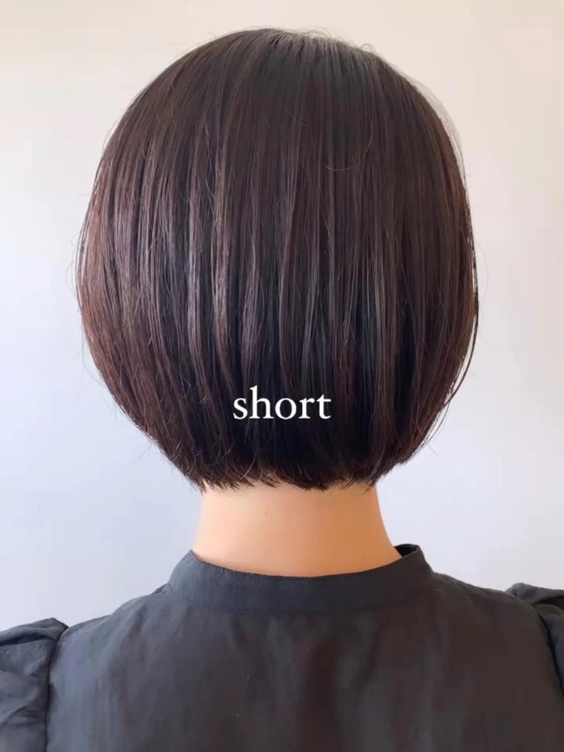 ショート ショートヘア トリートメント カット トリートメント milis 知崎春奈のヘアスタイル