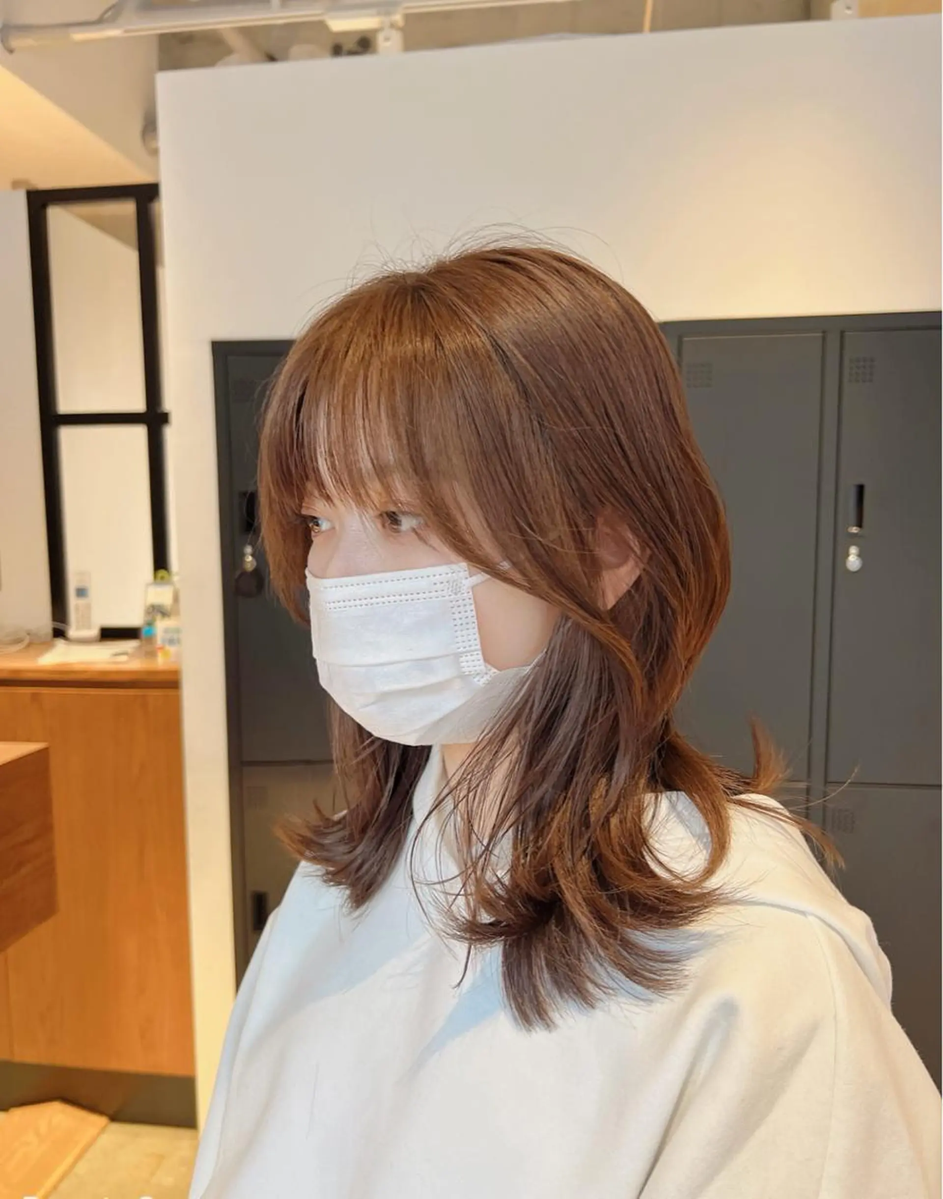 ミディアム 顔周りカット レイヤーカット ✨上品可愛い 時短艶髪/後藤✨のヘアスタイル