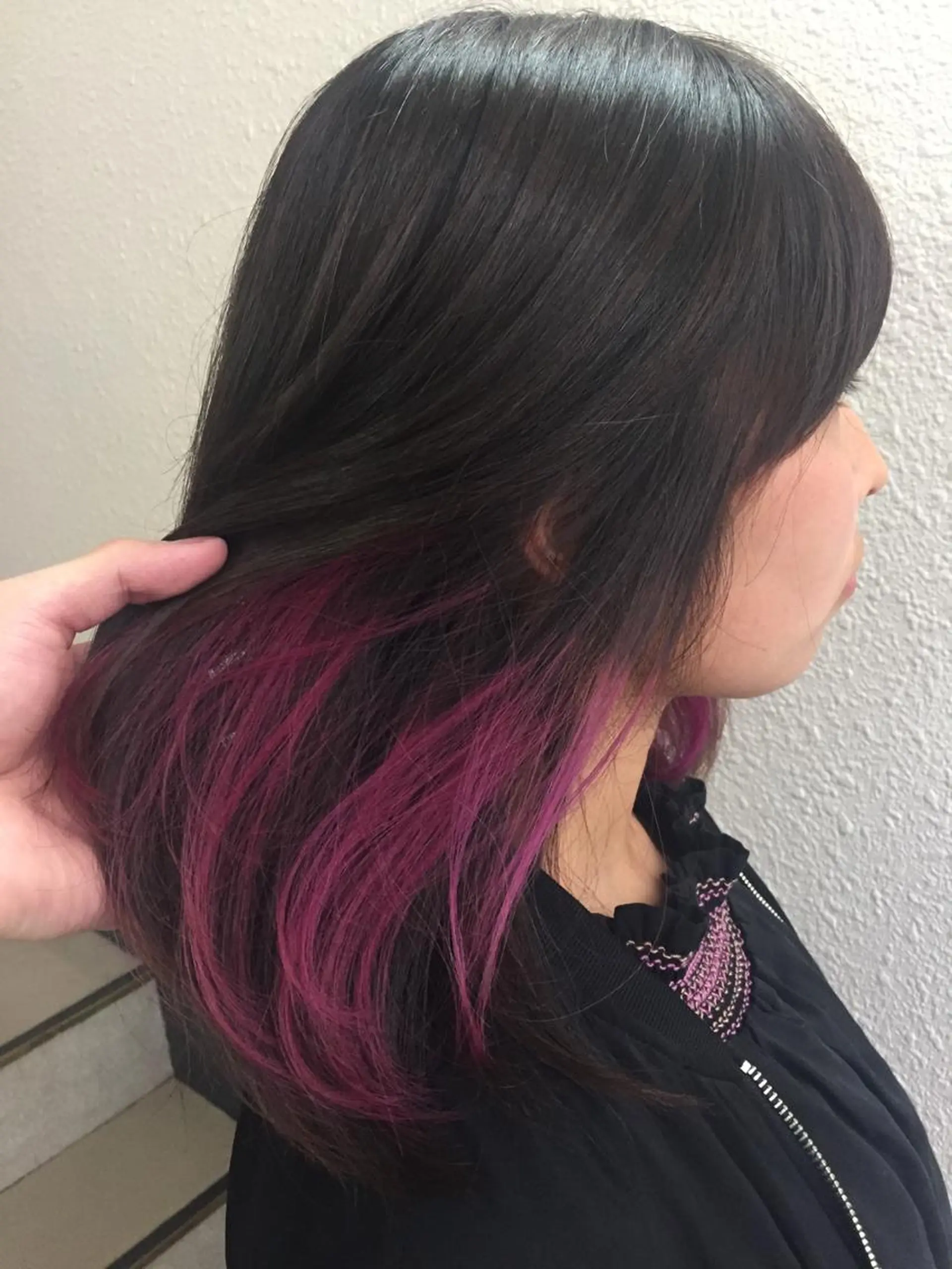 セミロング カラー パーマ ヘアアレンジ メンズ キッズ ネイル マツエク・マツパ メンズインナーカラー インナーカラー 新宿/髪質改善/ 美髪矯正✨浅江通友のヘアスタイル
