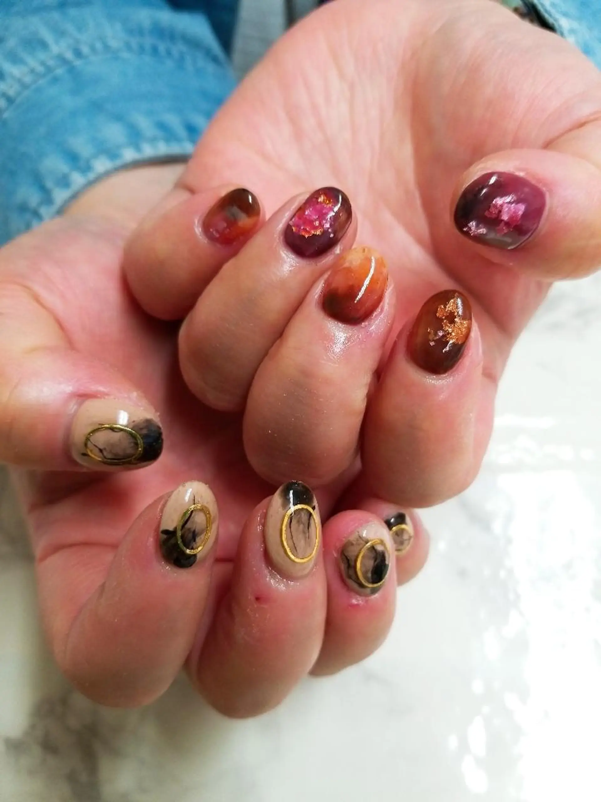 ネイル 河野ちえ (雑誌掲載サロン)のネイルデザイン