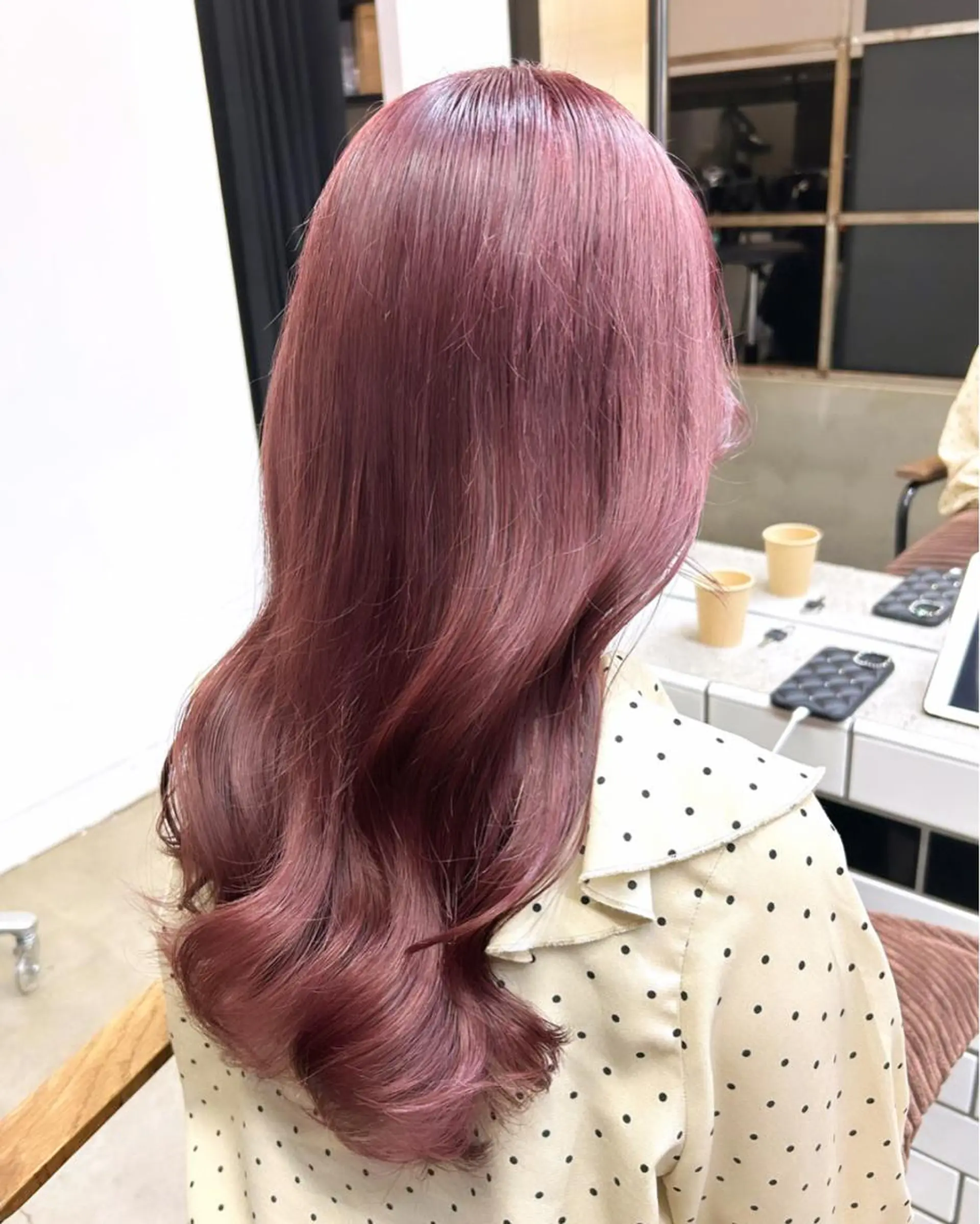 ロング カラー ヘアアレンジ ヘアカラー トリートメント 🎀暖色カラー🎀 ♡yurika♡のヘアスタイル