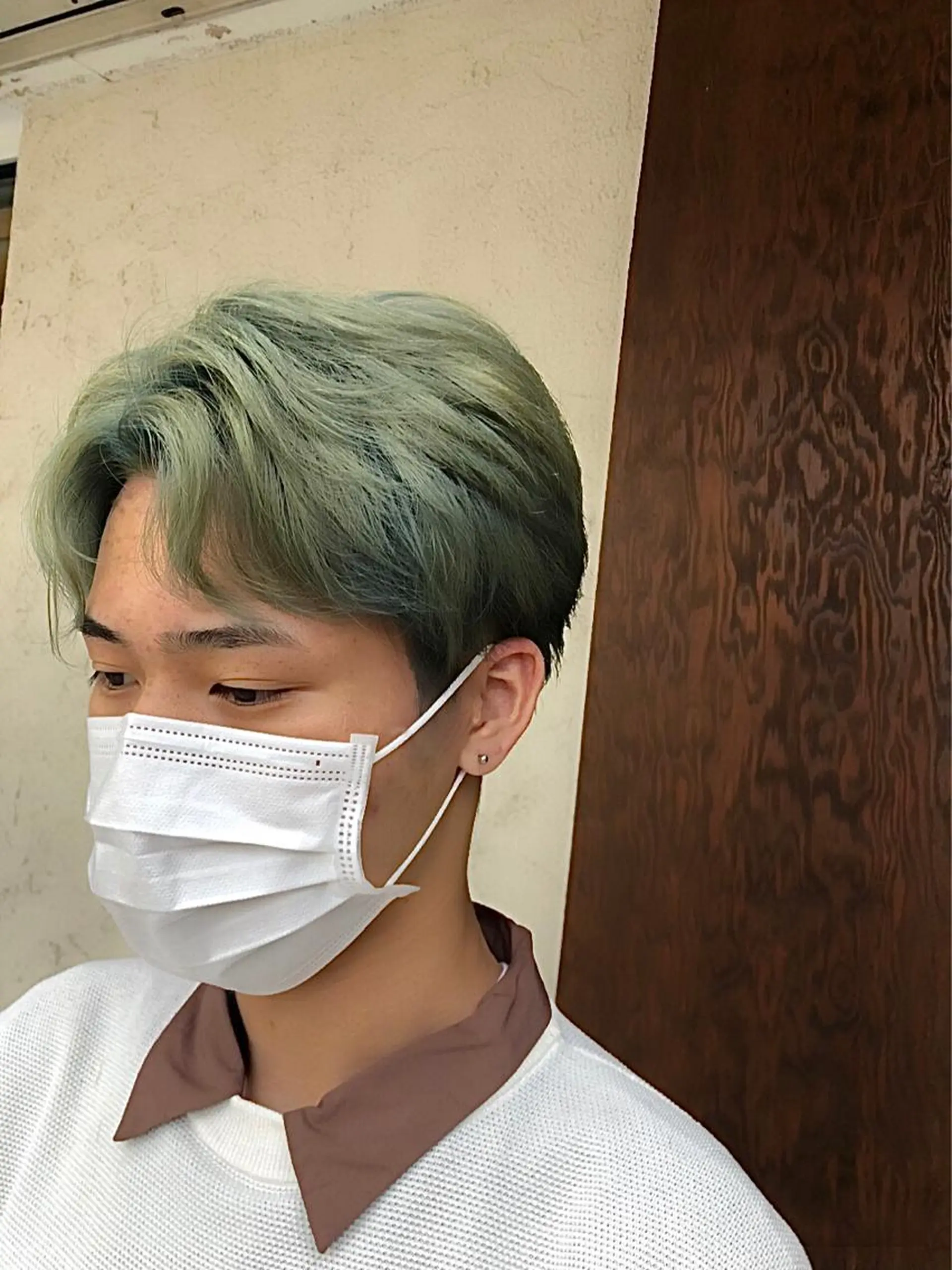 ショート カラー メンズ カット ヘアカラー 前川 万都里のヘアスタイル