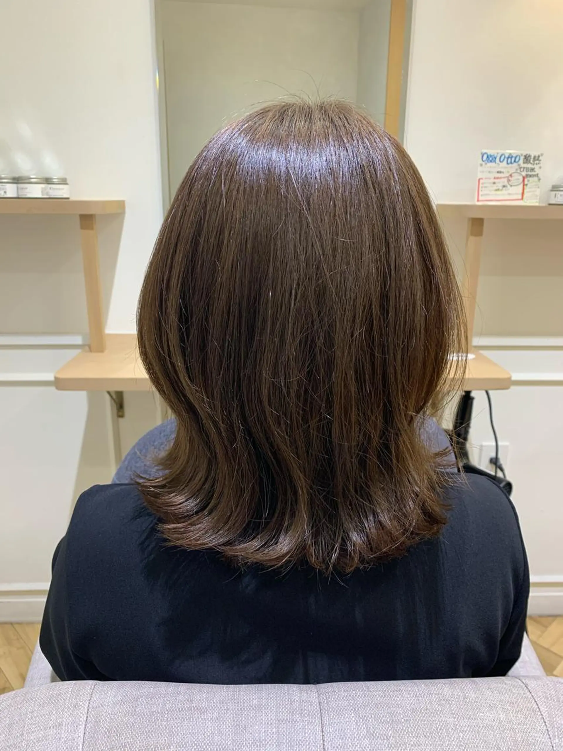 ミディアム くびれヘア 🦋韓国ヘア🦋 しょうこLuanaのヘアスタイル