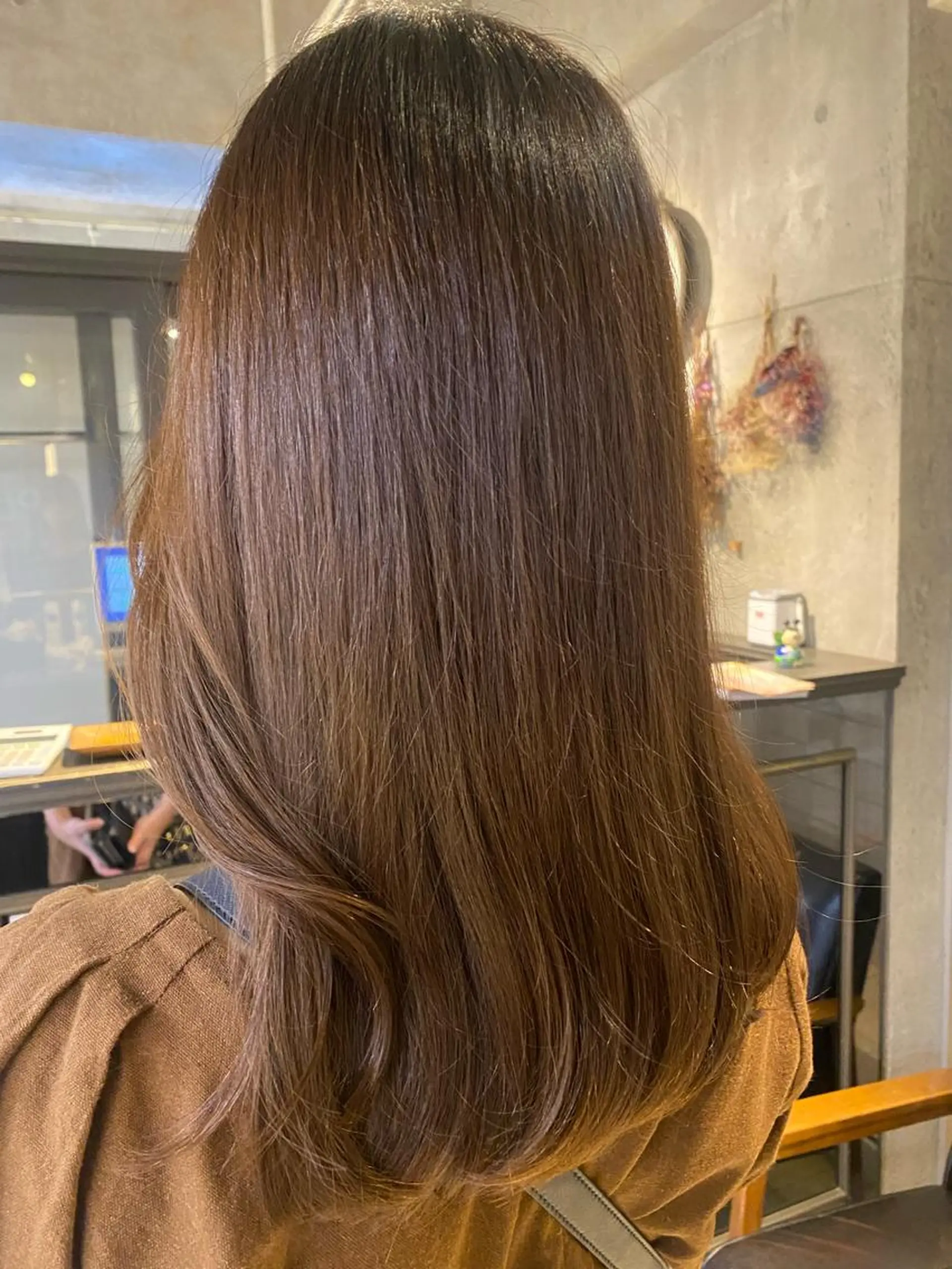 ミディアム カラー ヘアアレンジ カット ヘッドスパ デザインカラー/ kanae🌱のヘアスタイル