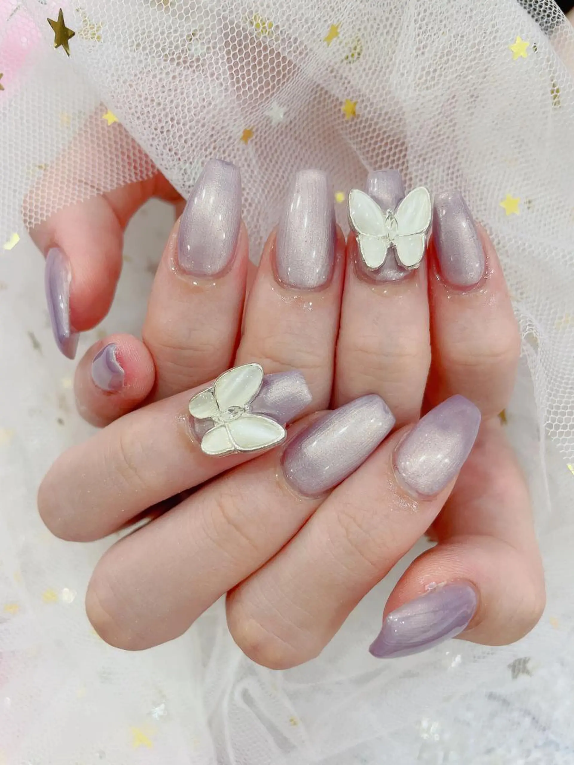 セミロング ネイル ハンドネイル cho nailのネイルデザイン