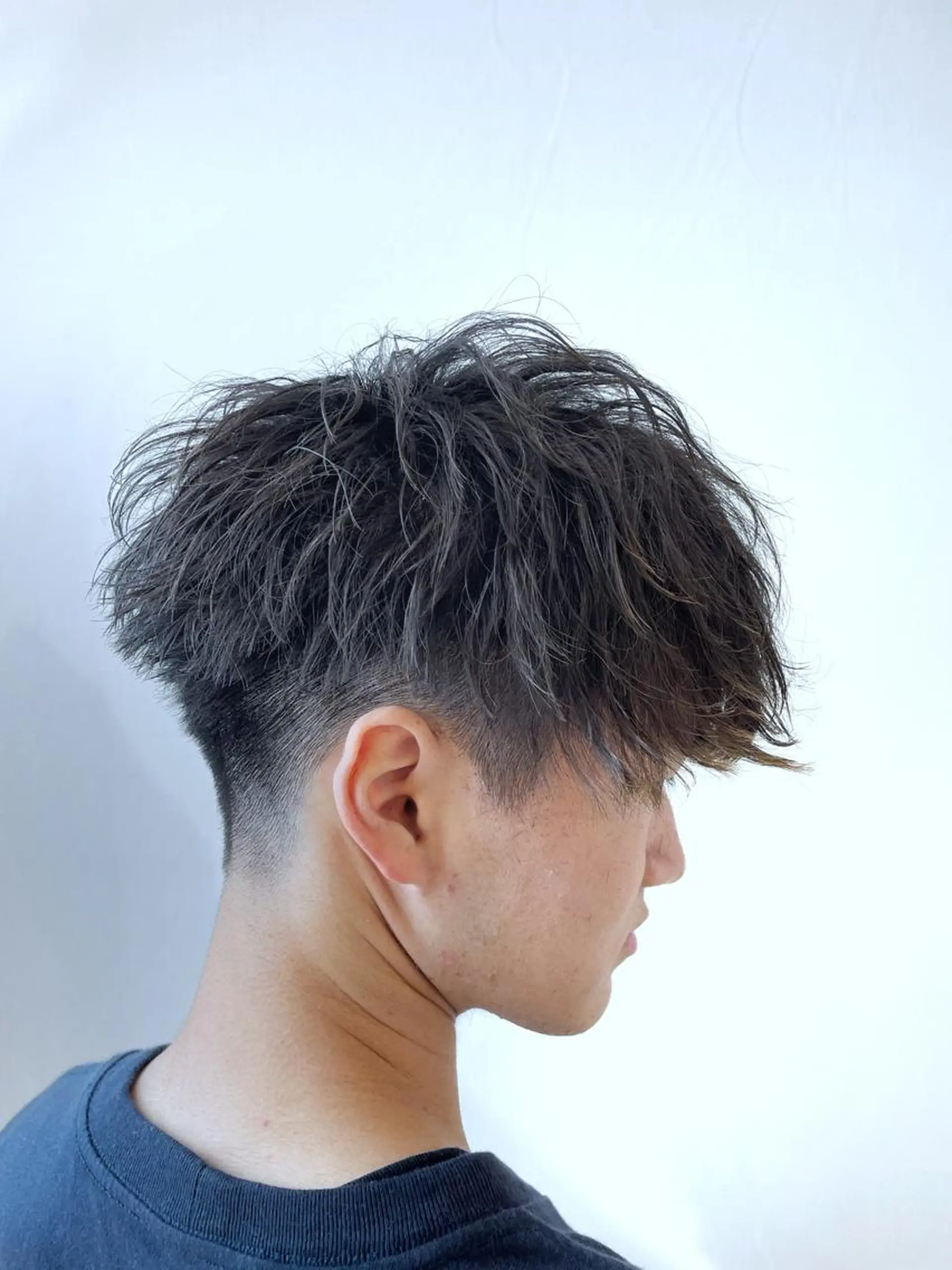 メンズ マッシュ カット パーマ トリートメント ヘアセット IwAsh中山所属・✂︎メンズバレイ ヤージュ✂︎露木智也のヘアスタイル