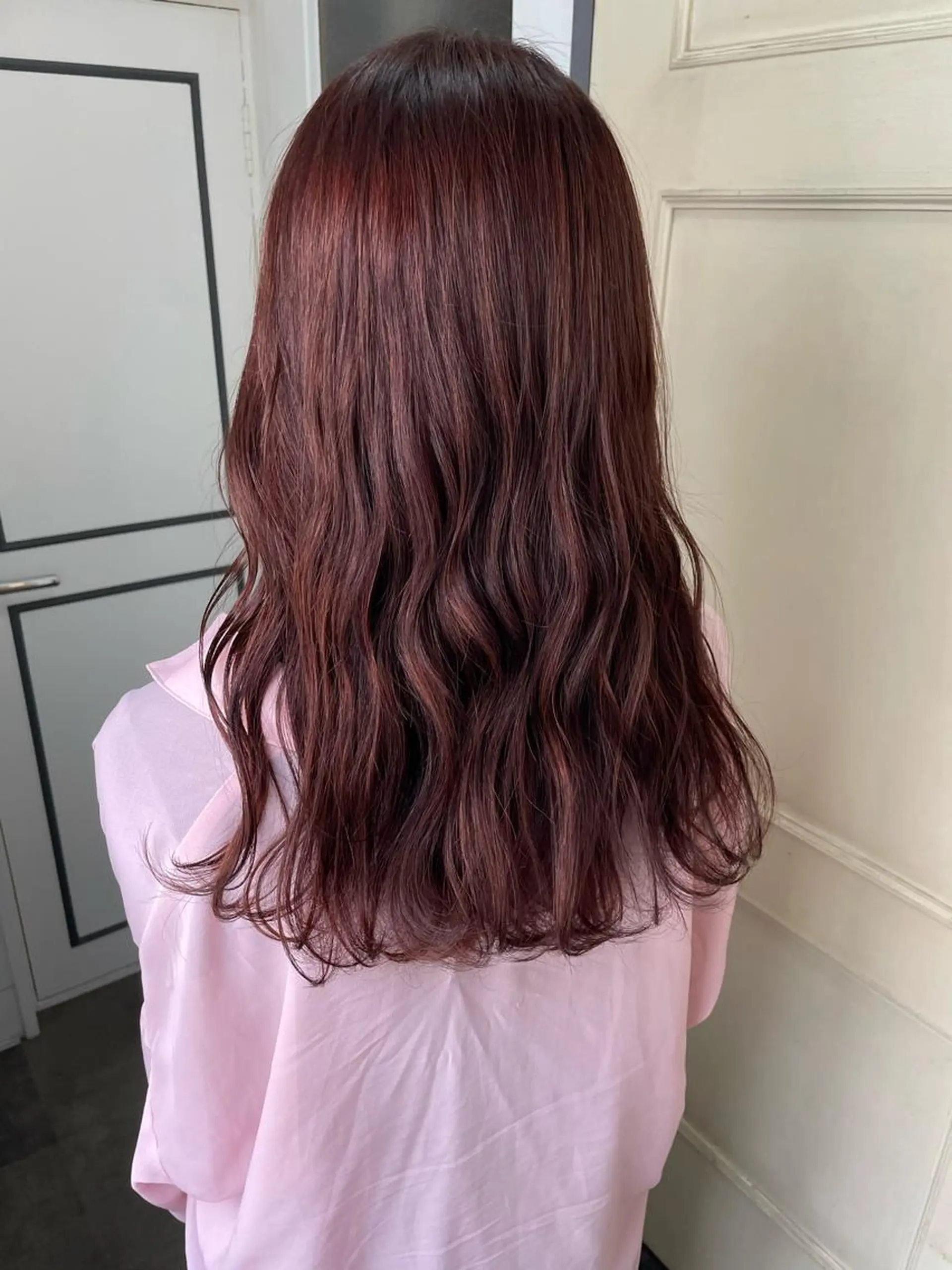 セミロング カラー ブリーチ ラベンダーカラー ブリーチなしカラー ピンクカラー ピンクラベンダー SHEARA BY CARE所属・. AYUKAのヘアスタイル