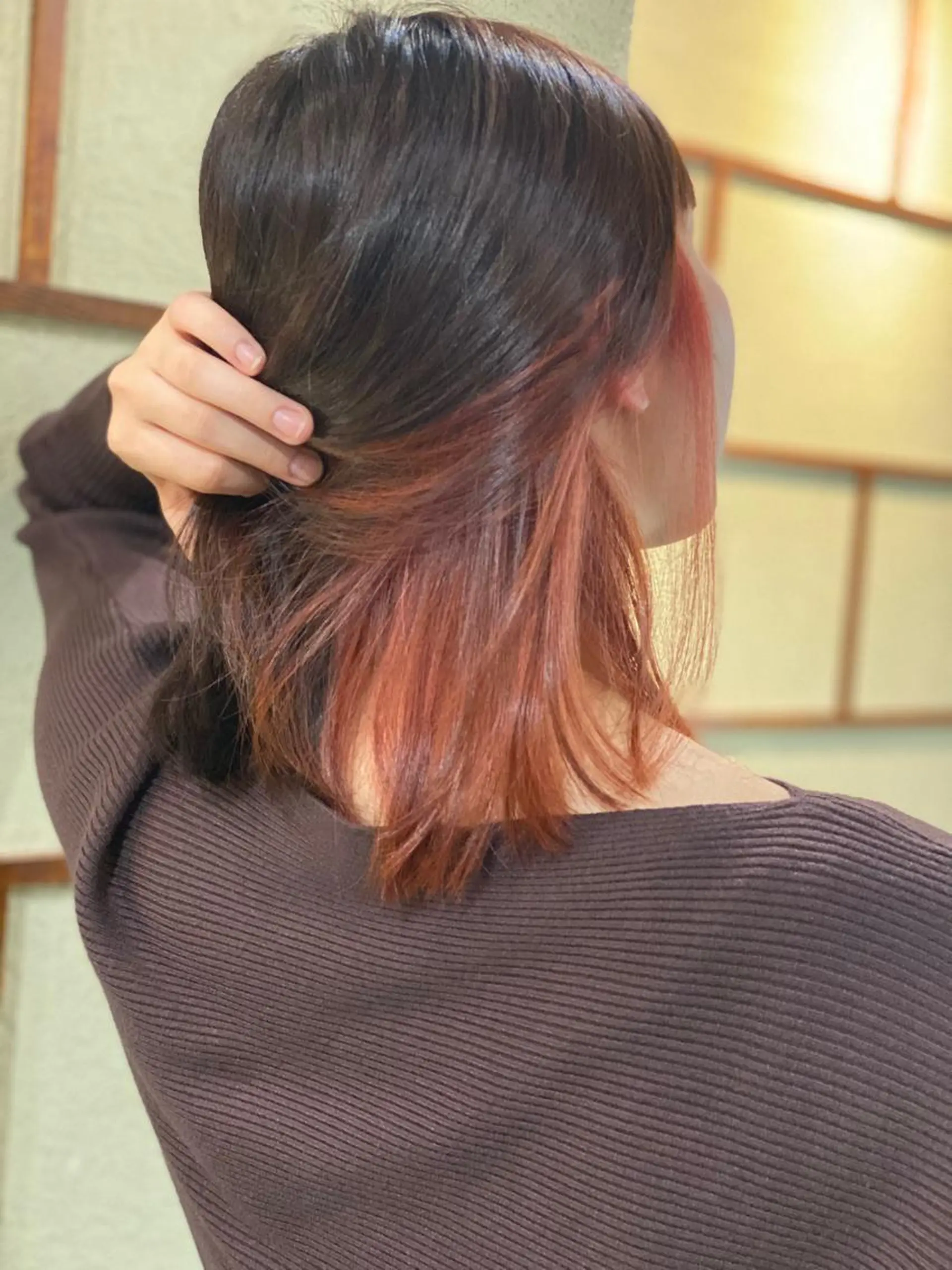 ミディアム 白井 雅美のヘアスタイル