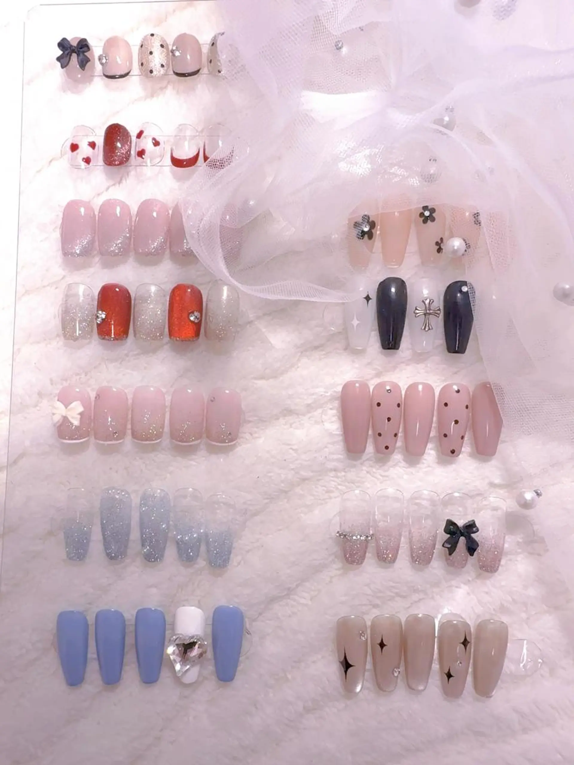 ネイル 成人式 韓国ネイル オフィスネイル For U nail スカルプ専門店のネイルデザイン