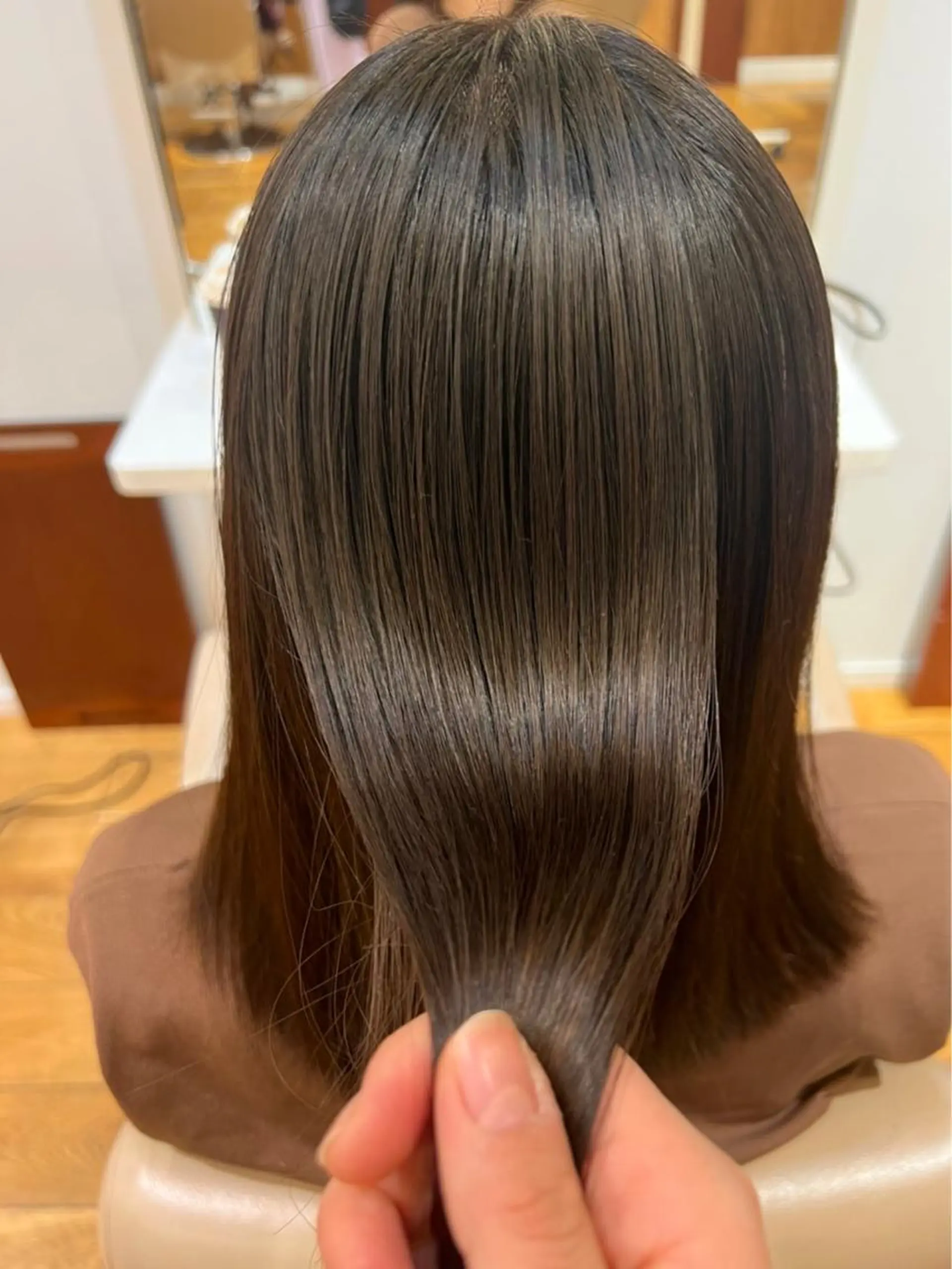 セミロング パーマ 門崎未依/レイヤー/ メンズカット🪿のヘアスタイル