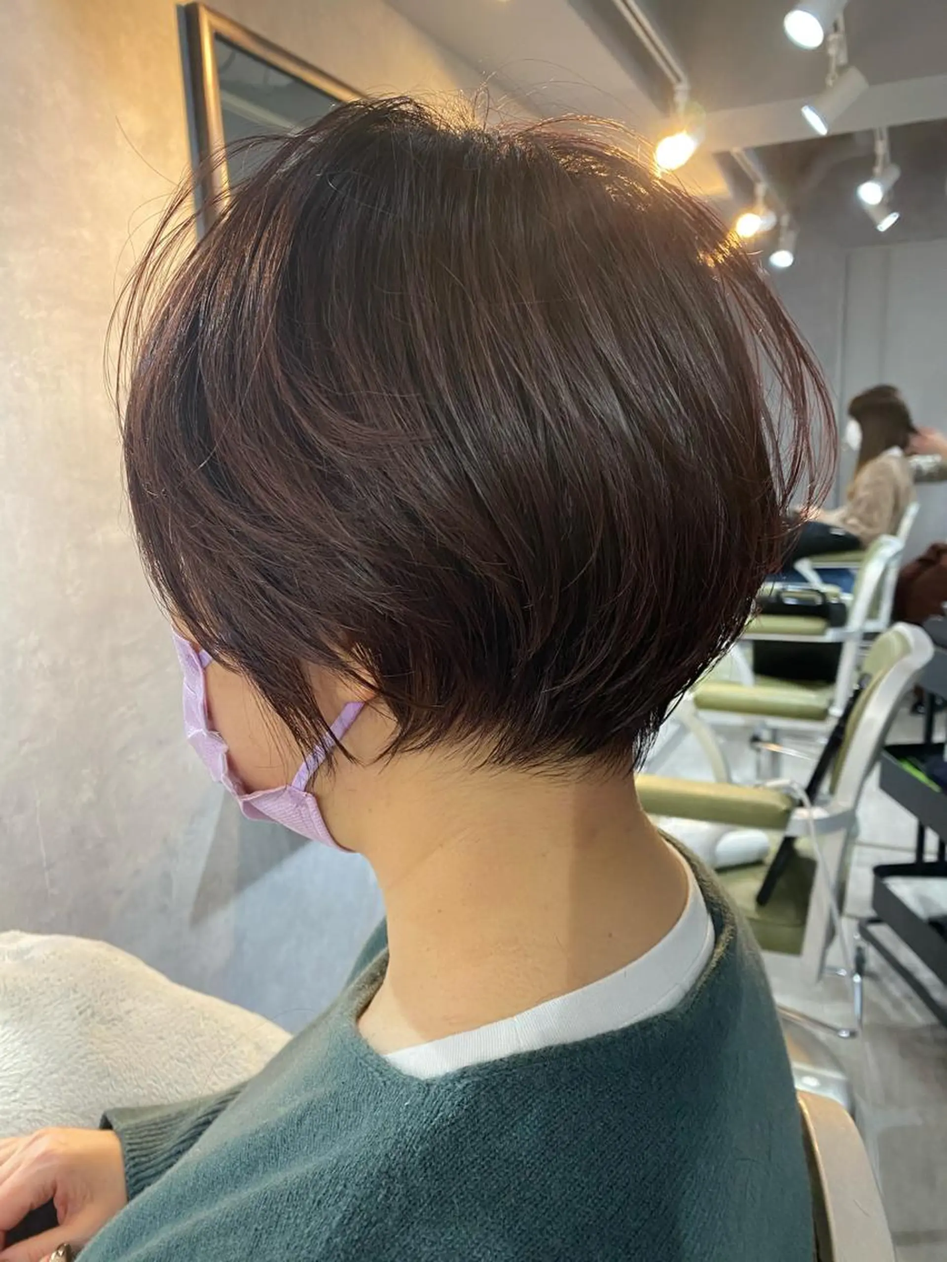 ショート カラー カット ヘアカラー トリートメント lmu by if所属・久保 亮太のヘアスタイル