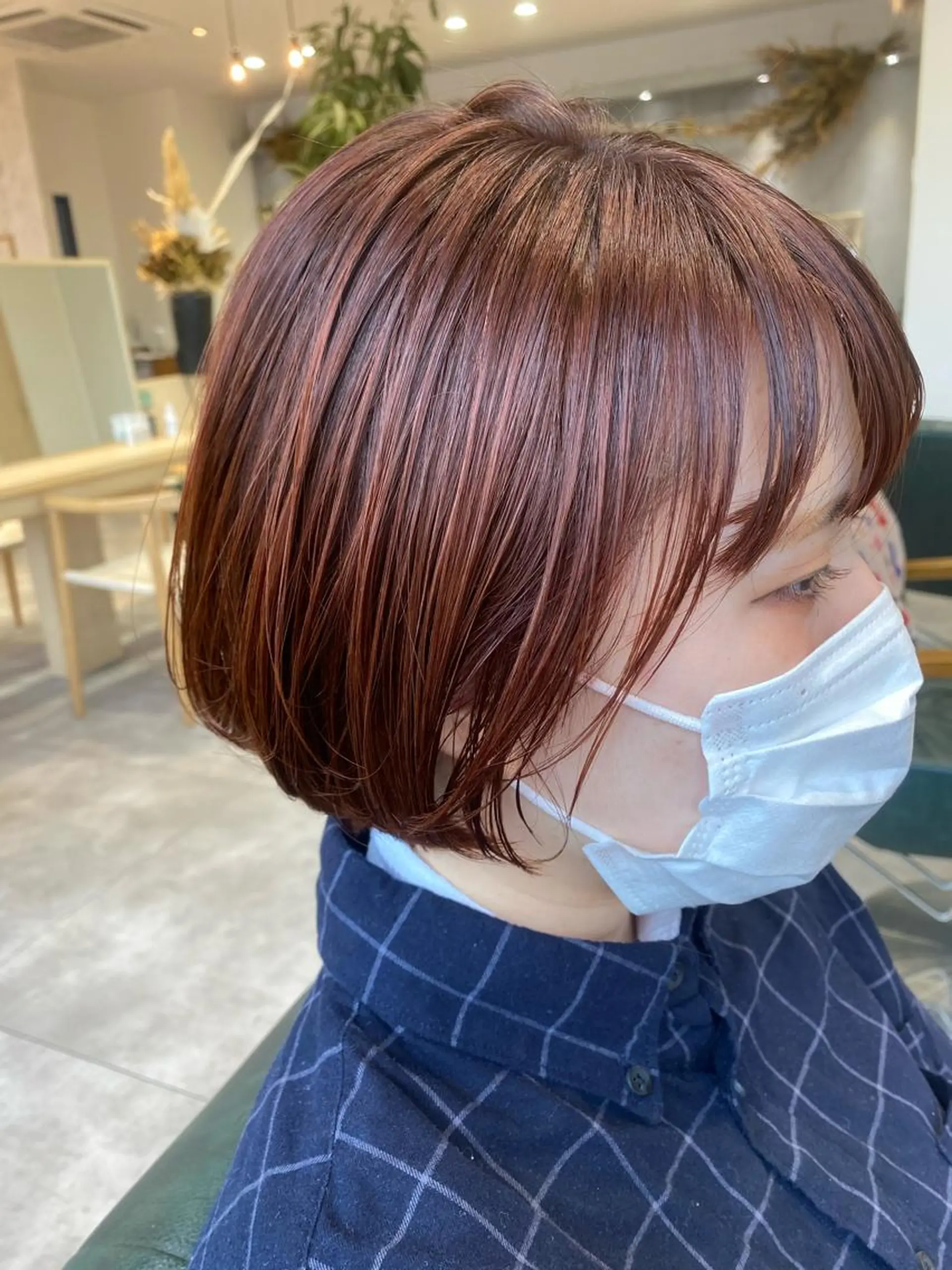 ショート ヘアカラー 河田 海陽のヘアスタイル