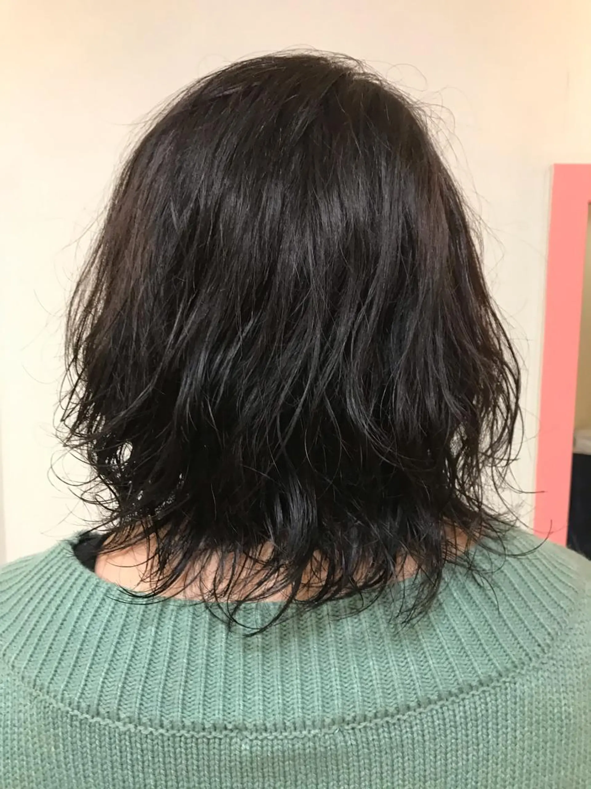 ミディアム パーマ エアウェーブ 横田 尚登のヘアスタイル