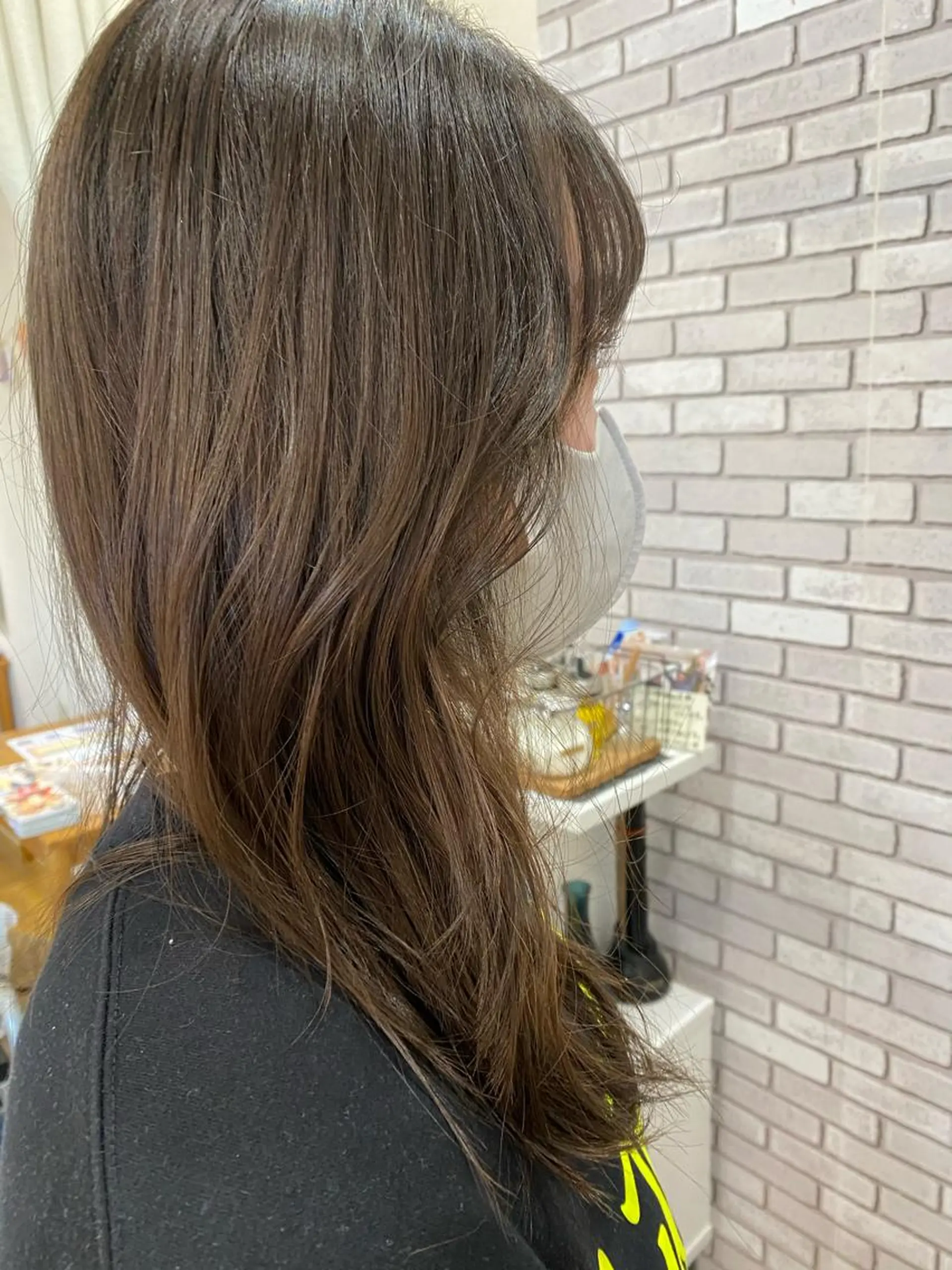 ロング レイヤーカット オルチャンヘア 佐治 梨乃のヘアスタイル