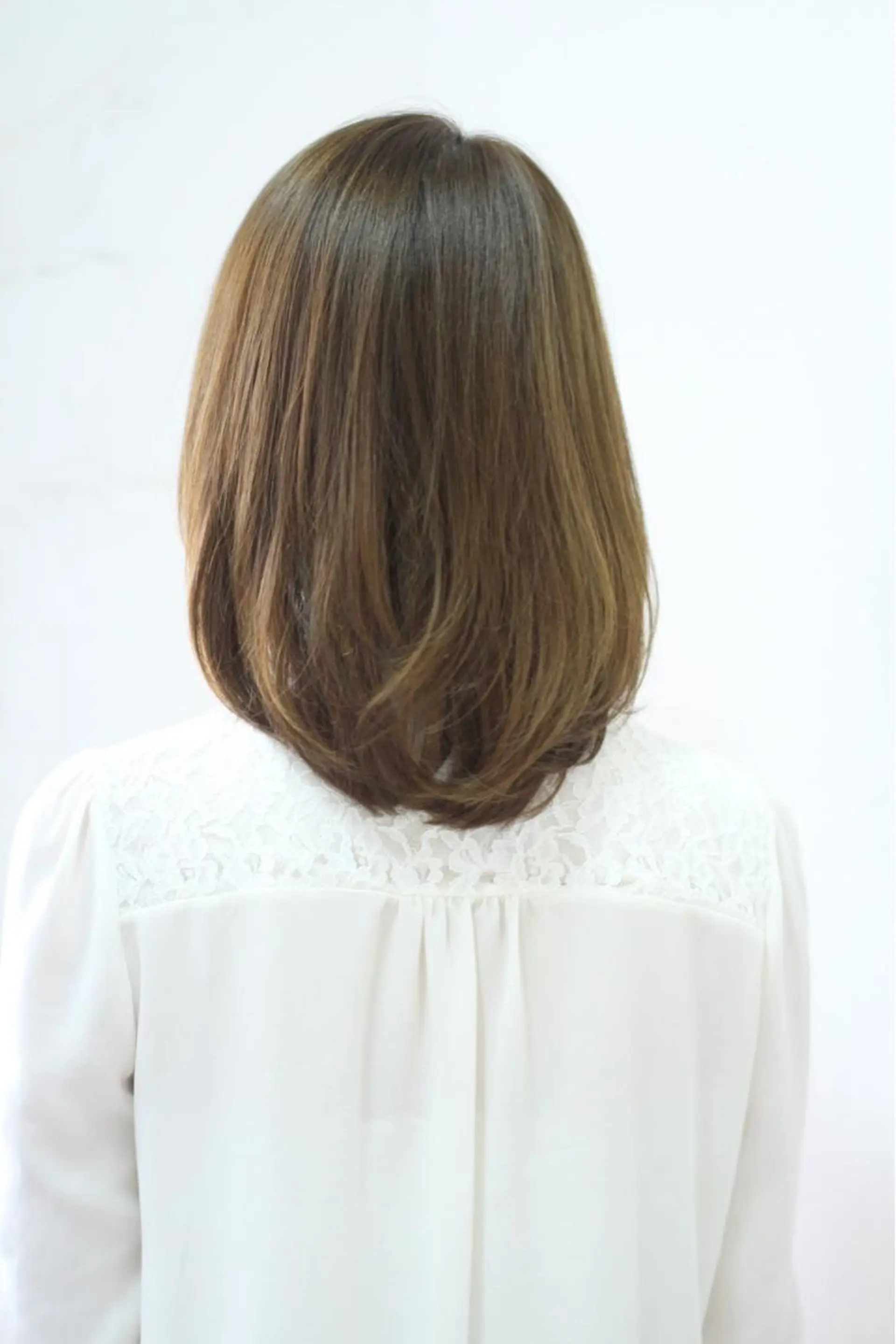 ミディアム カラー ベージュカラー minami /髪質改善のヘアスタイル