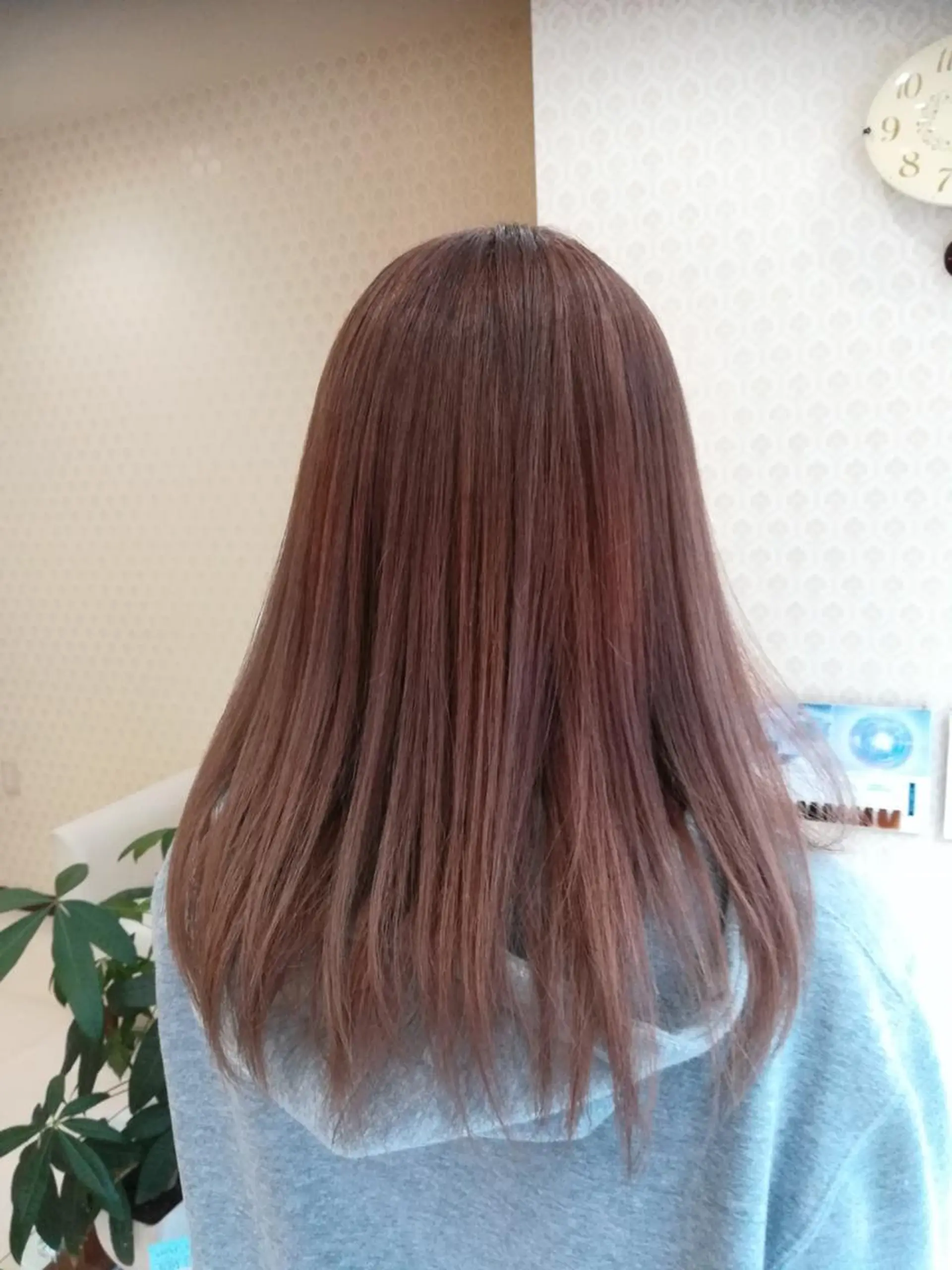 セミロング カラー ベージュカラー ピンクカラー sato shoheiのヘアスタイル