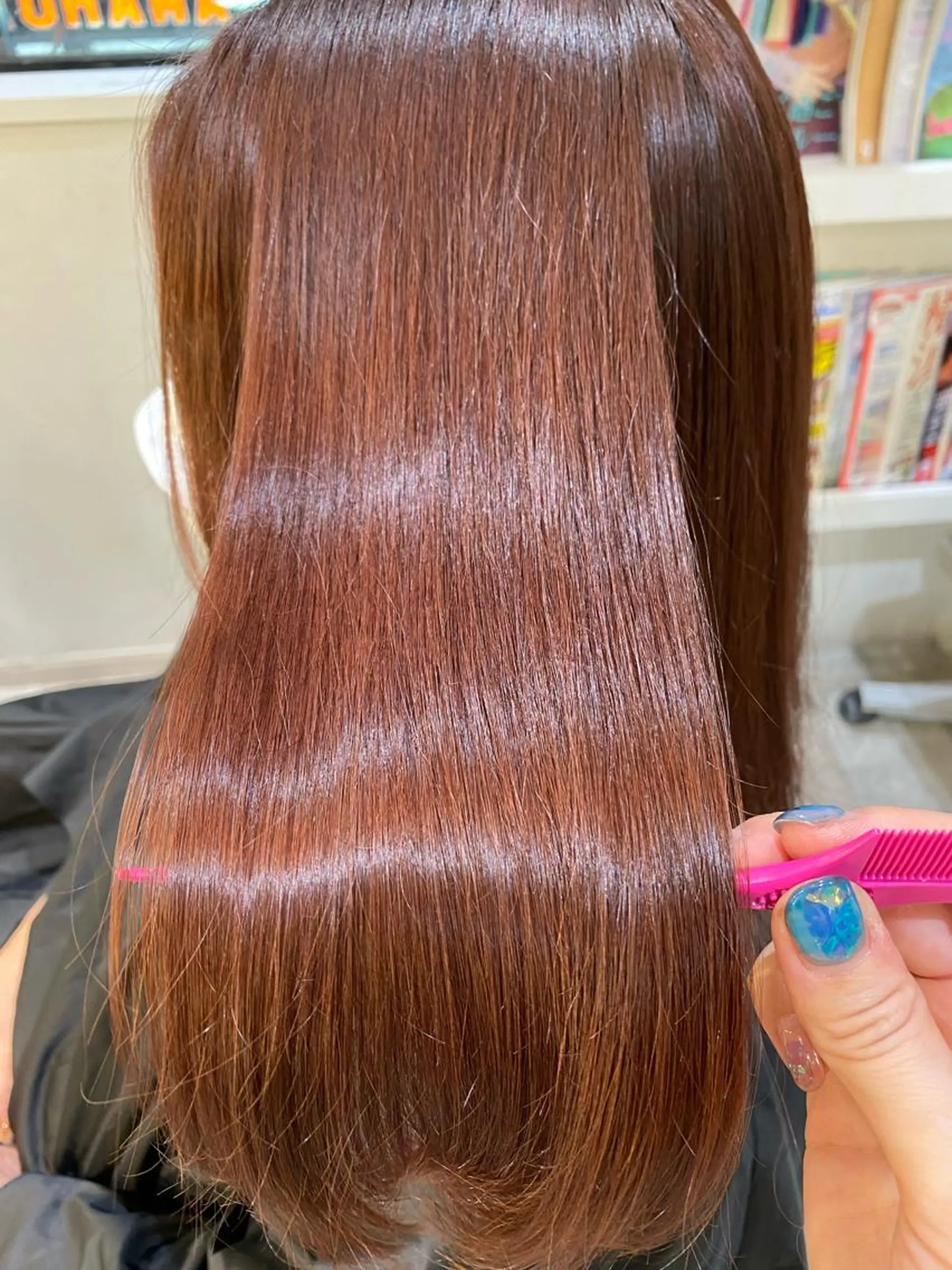 セミロング トリートメント ヘアカラー トリートメント 当日ok🩷横浜 エクステ／RIEのヘアスタイル