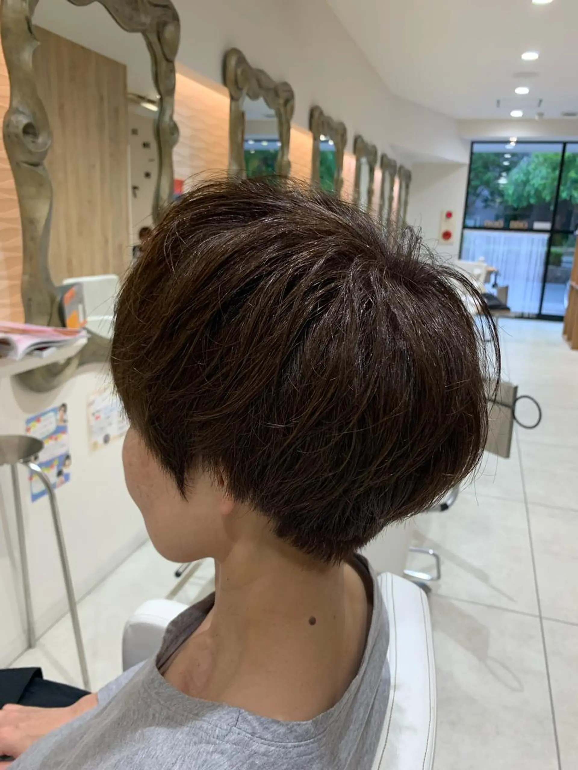 ショート カラー カット ヘアカラー 松吉 純平のヘアスタイル