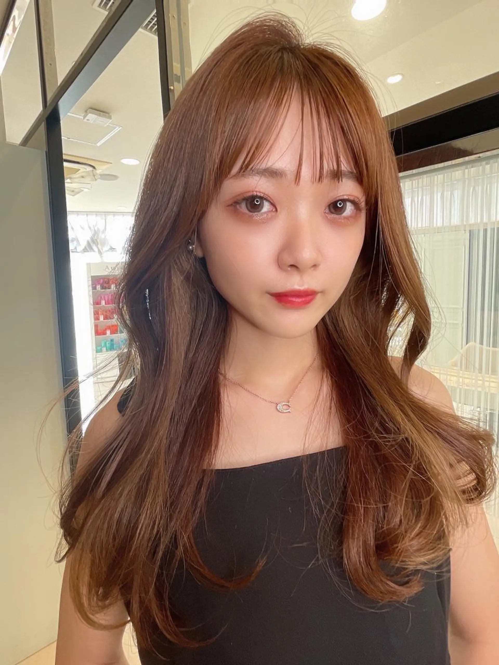 ロング ヘアカラー トリートメント 💗ブリーチなし 垢抜け💗徳井はやとのヘアスタイル