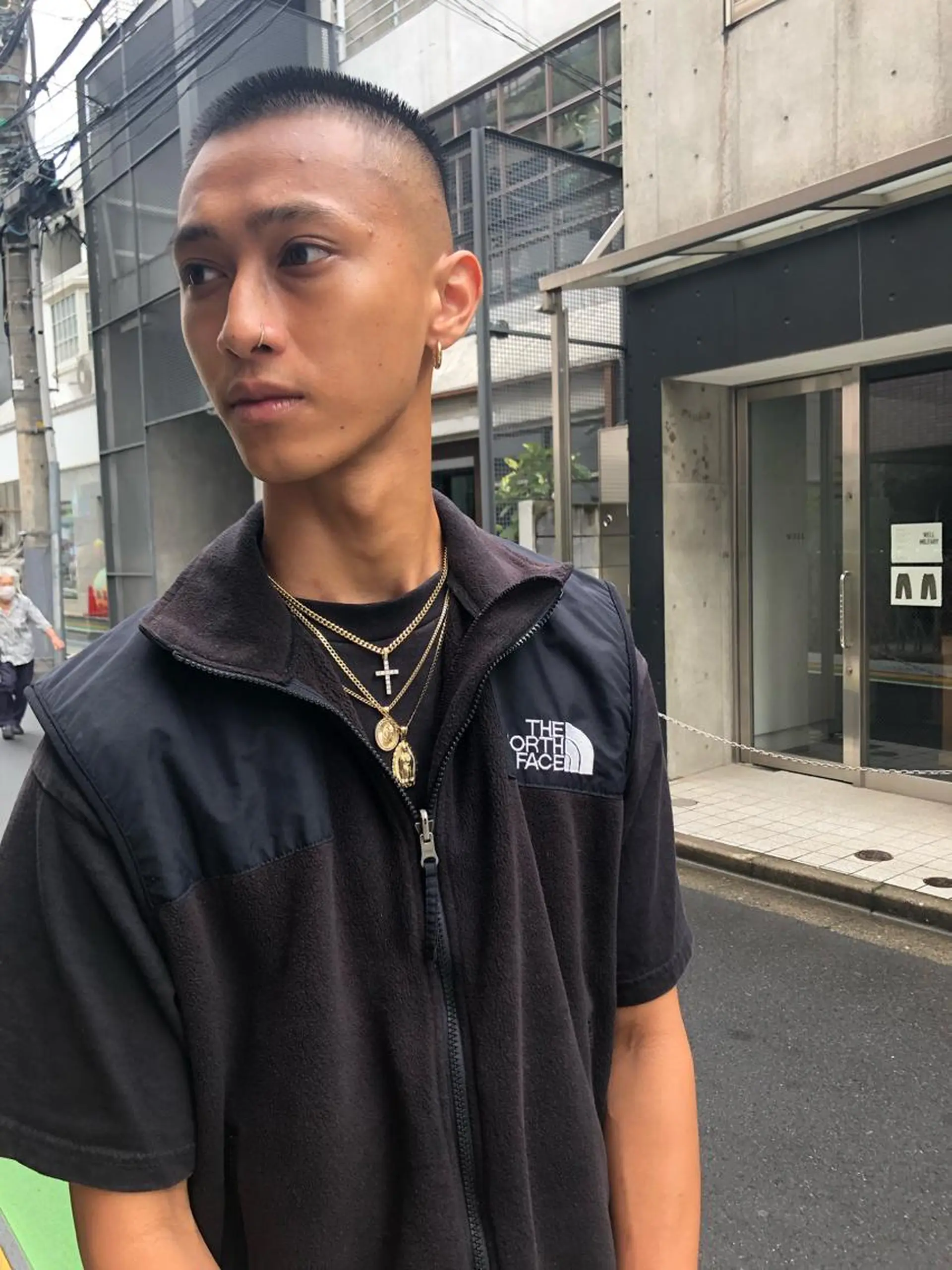 メンズ ボウズ フェードカット 刈り上げ 🌈圧倒的デザイン パーマ　関和希のヘアスタイル