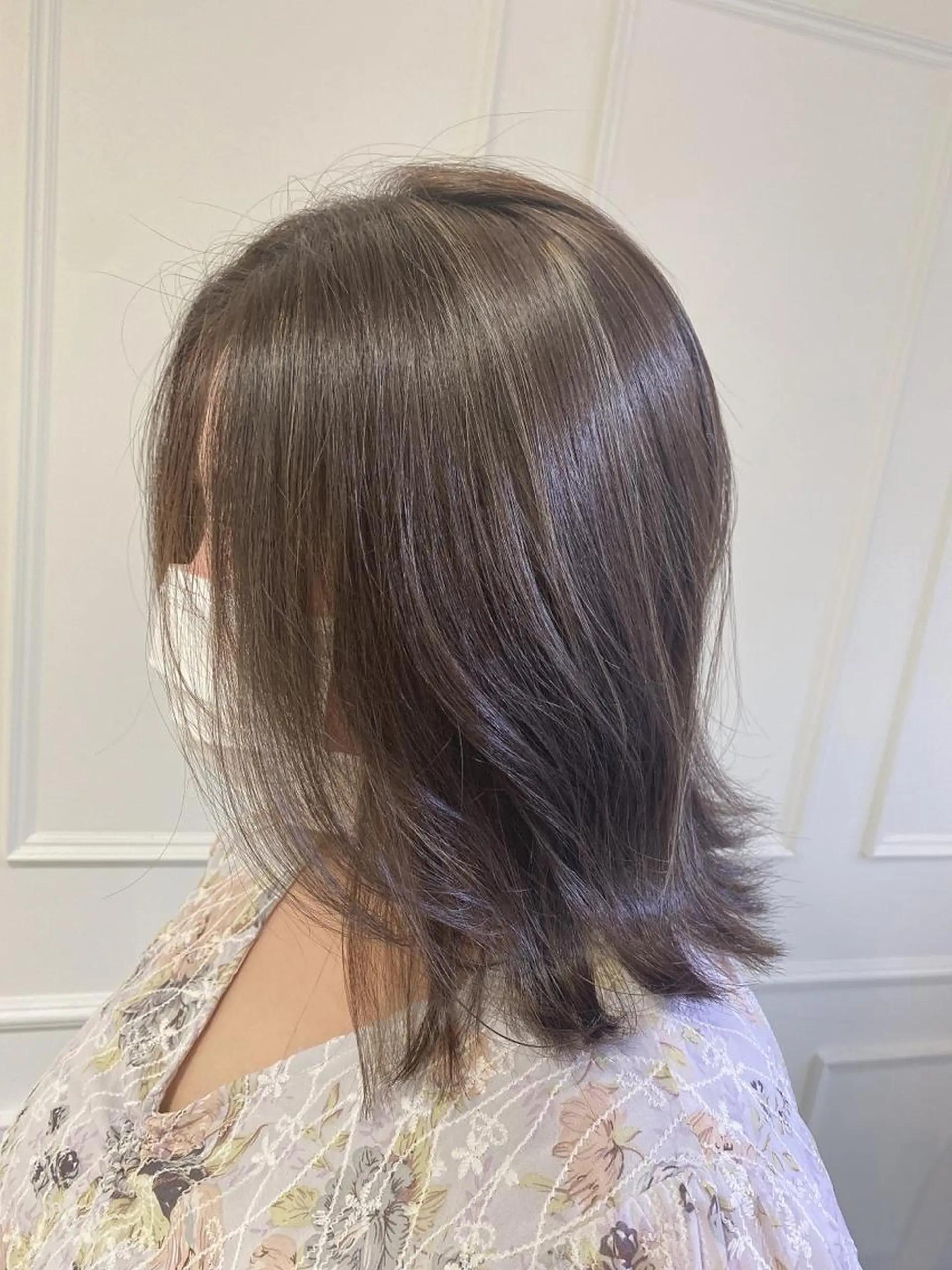 ミディアム ヘアカラー トリートメント 🎀髪質改善🎀 Olive南森町のヘアスタイル