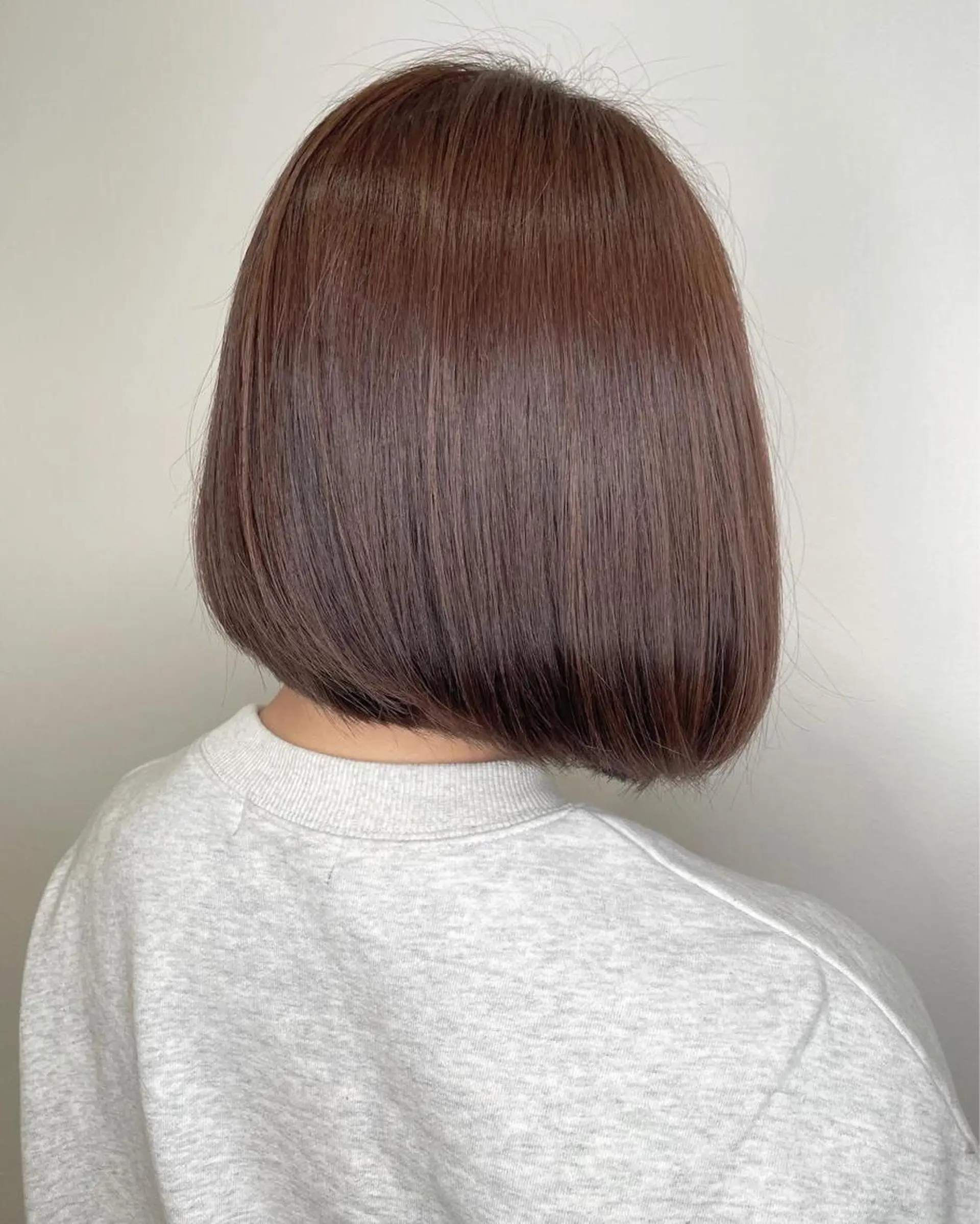 ミディアム カラー アッシュ 透明感カラー バイオレットカラー ボブ 外国人風カラー カット ヘアカラー トリートメント 河合秀明/ハイライト /インナーカラーのヘアスタイル