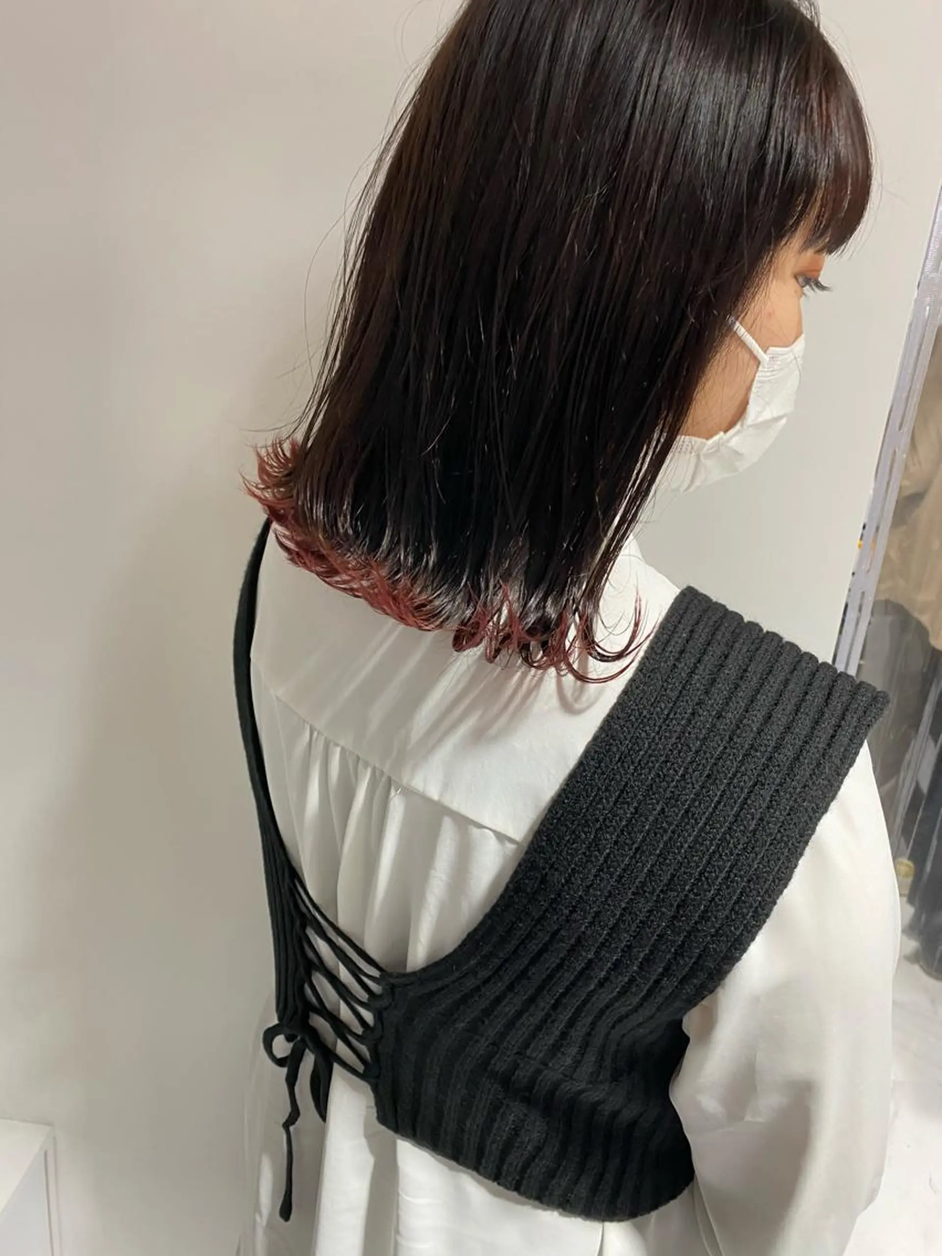 ミディアム カット ヘアカラー 小谷野 真優のヘアスタイル