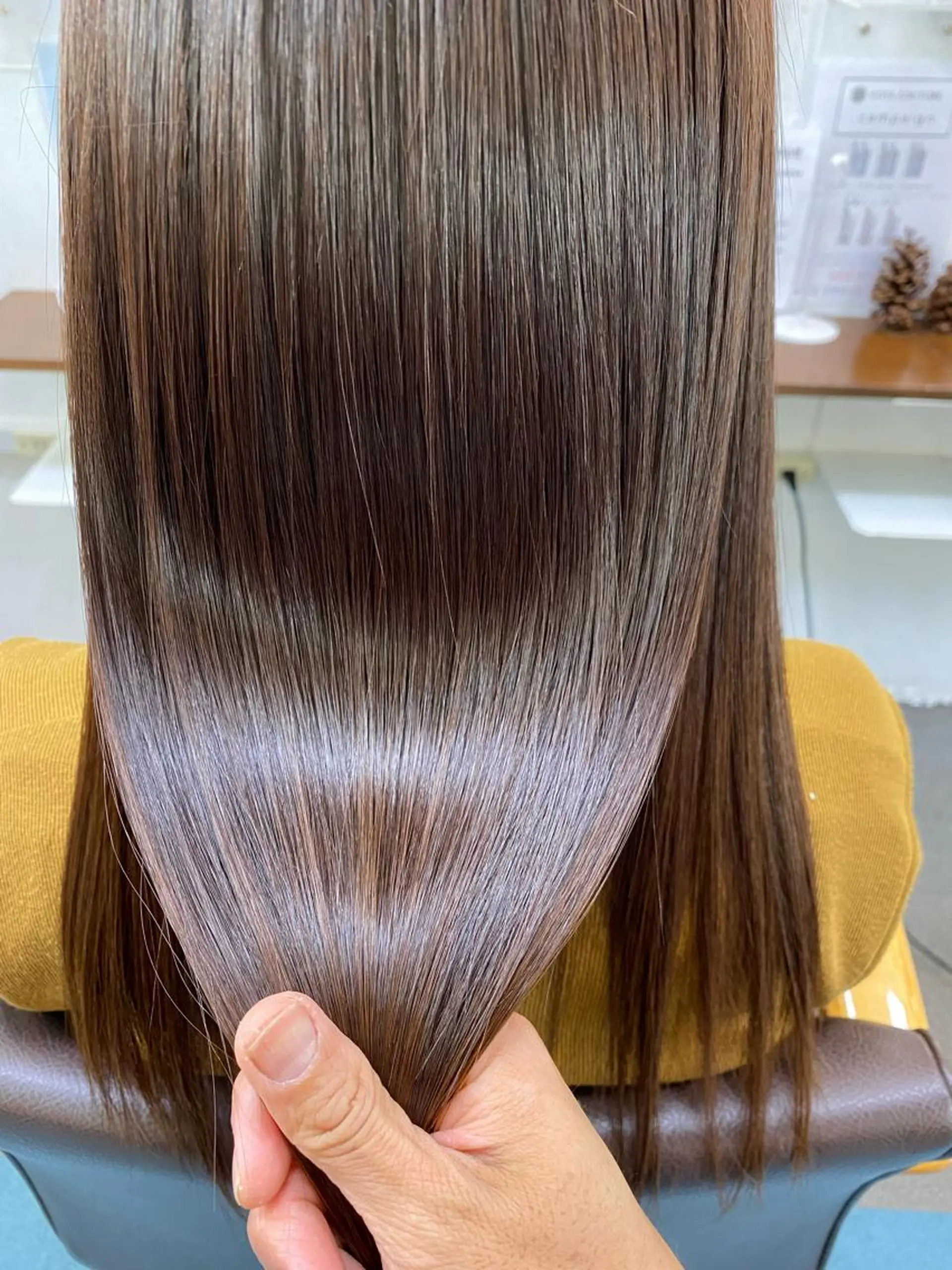 ロング カラー 髪質改善 トリートメント カット ヘアカラー トリートメント 【髪質改善】に特化 オリーブオイルクラブのヘアスタイル