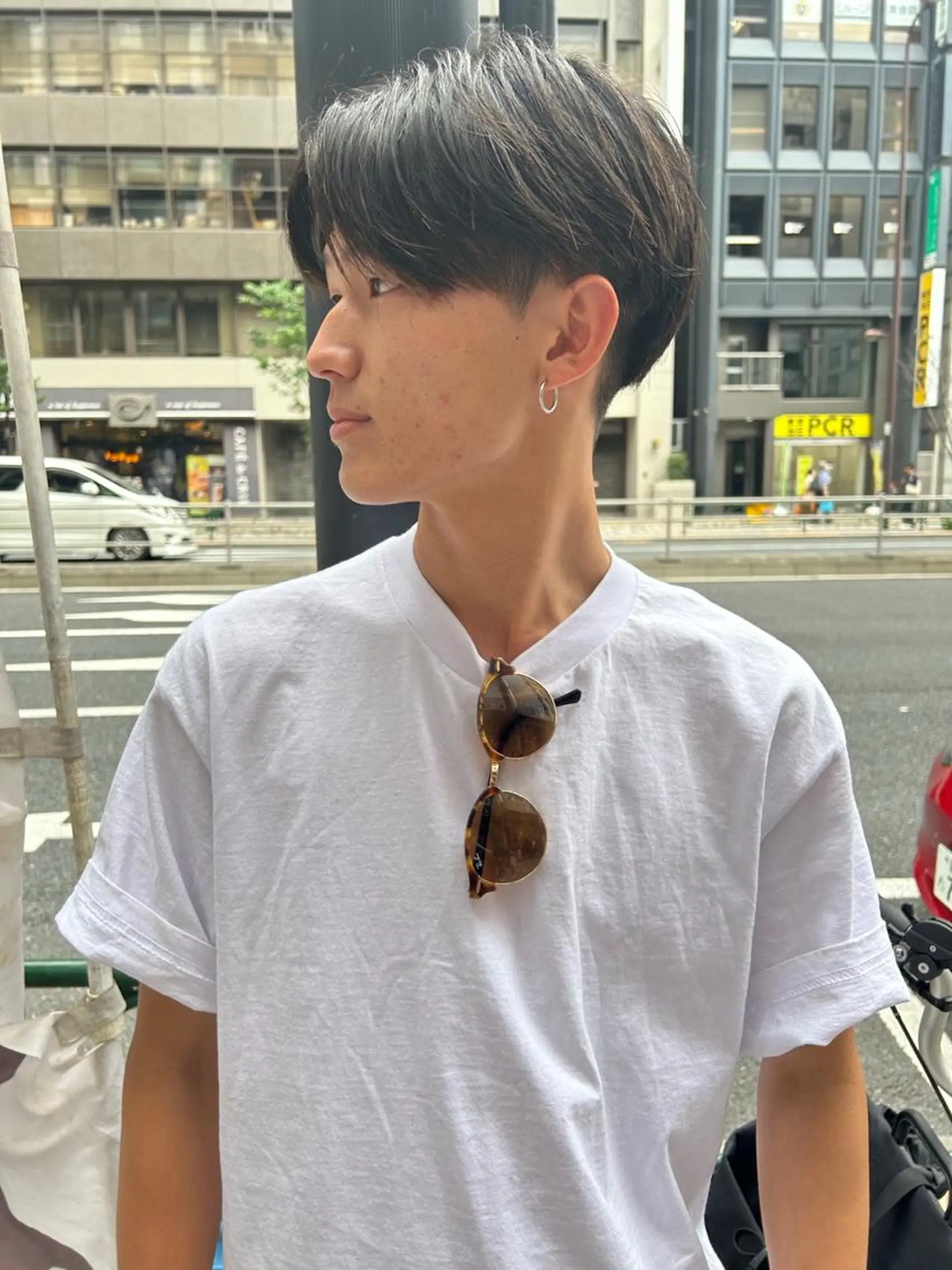 ショート メンズ メンズブリーチ メンズハイライト メンズインナーカラー メンズパーマ プードルパーマ カット charme所属・💈メンズ特化 /伊藤大輝💈のヘアスタイル