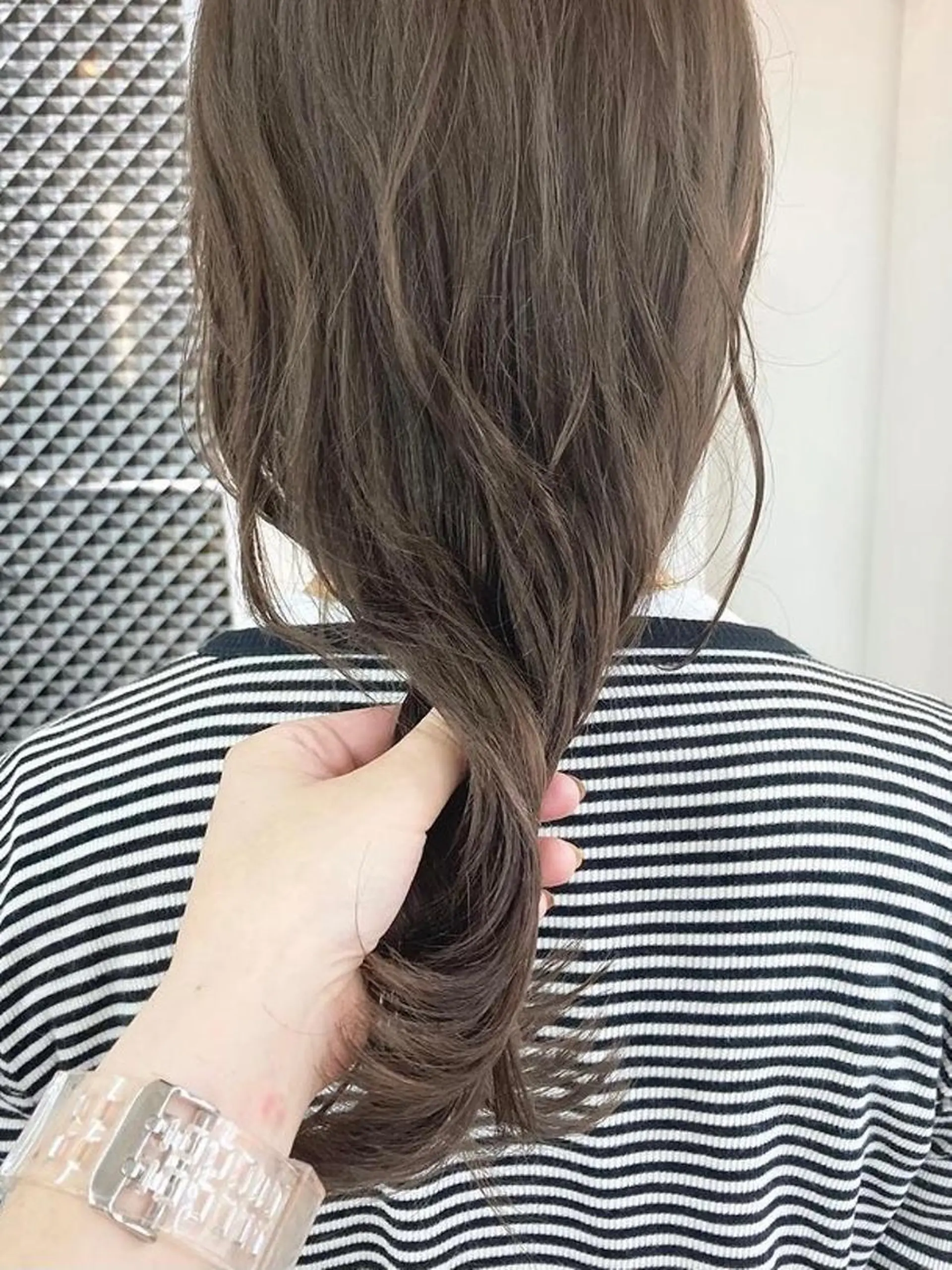セミロング ヘアカラー トリートメント 🌼たけや みのり🌿のヘアスタイル