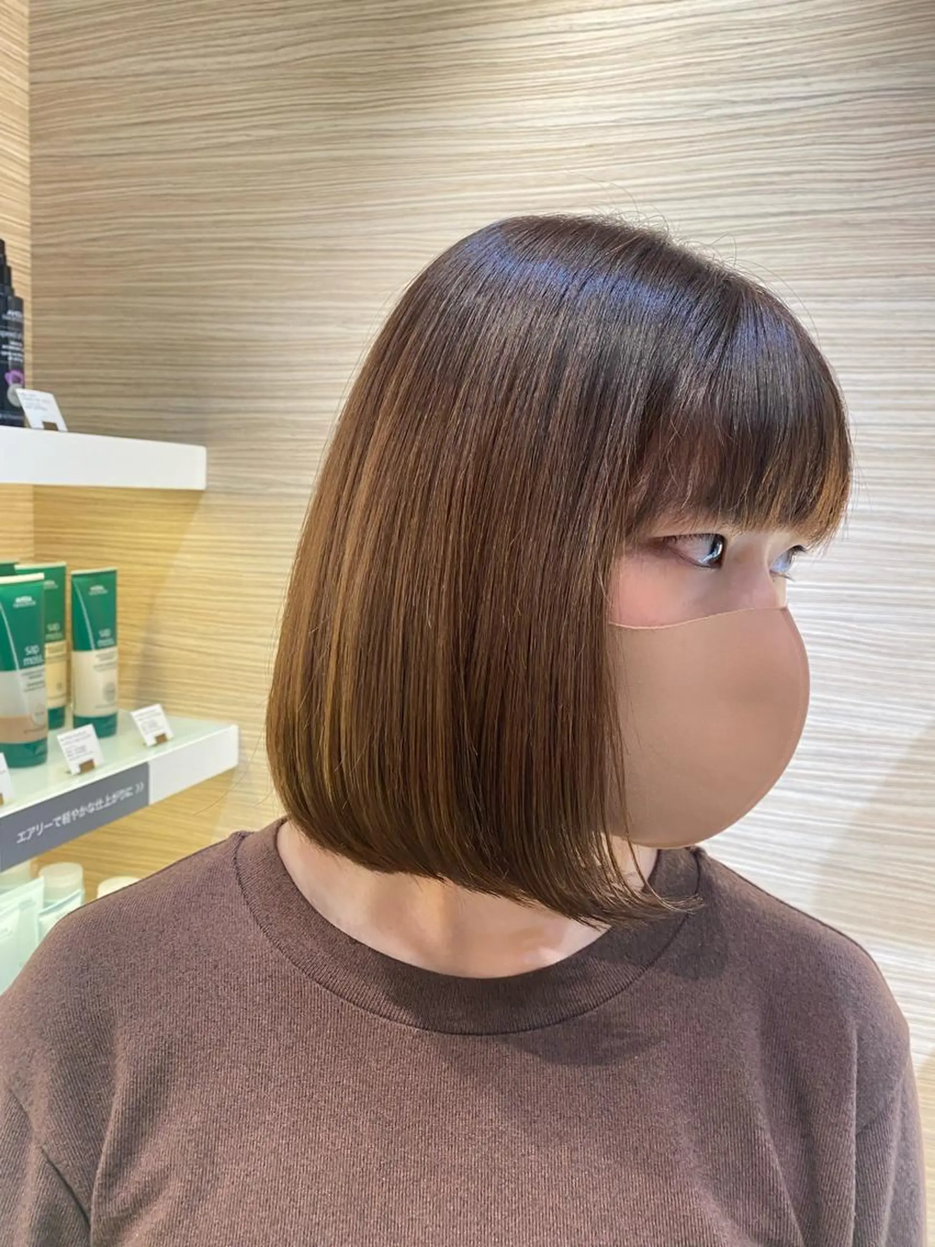ミディアム ボブ 鳥羽 大智のヘアスタイル