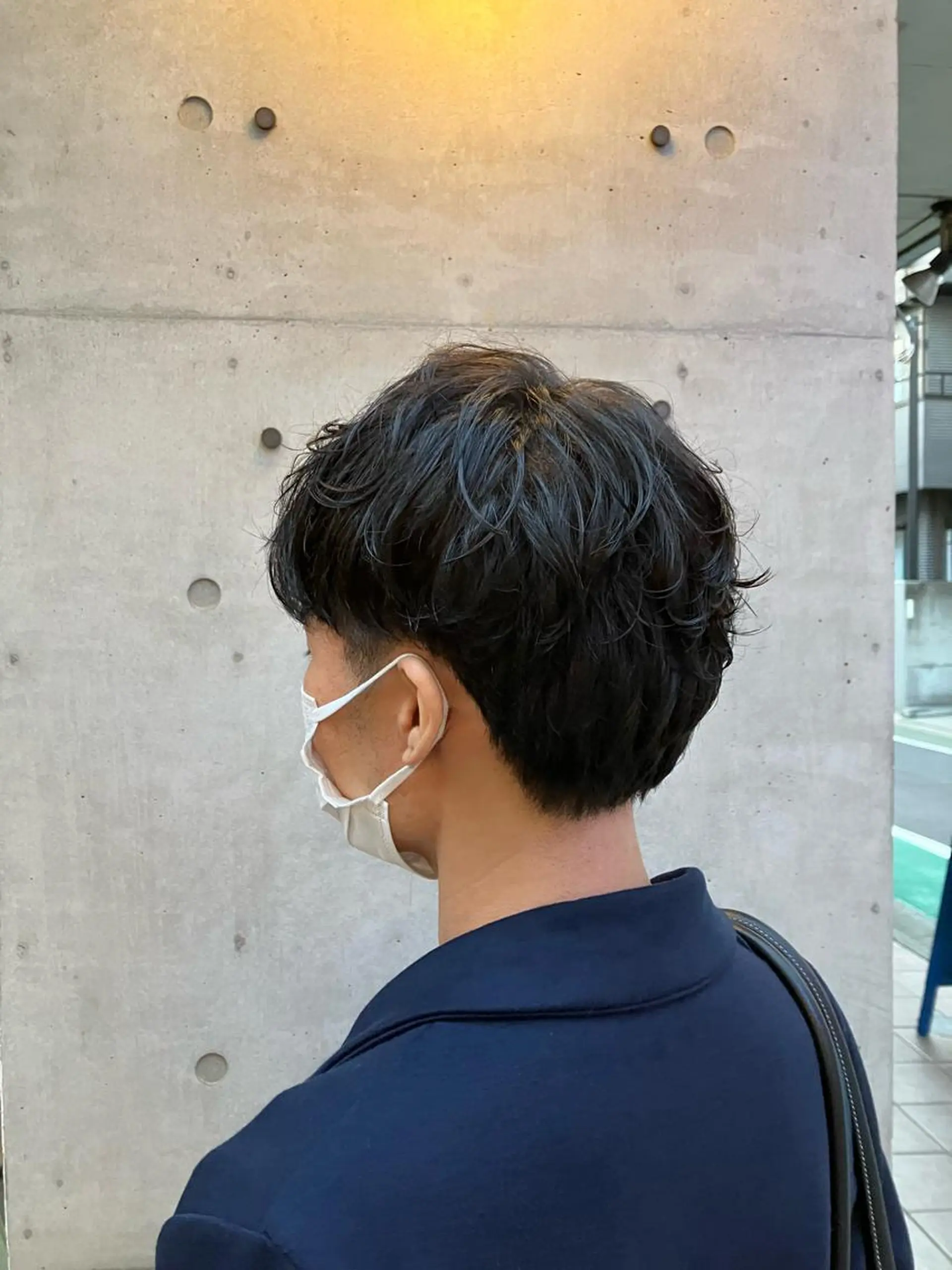 ショート パーマ メンズ パーマ ニュアンスカラー／ メンズ🌙久住綾香のヘアスタイル