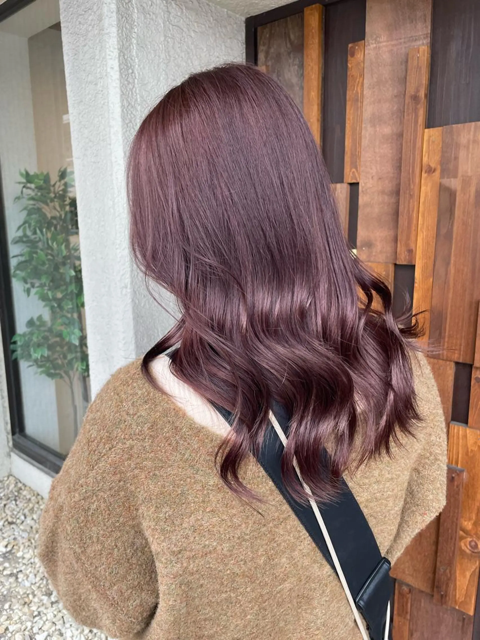 セミロング ピンクブラウン 🌝秦 美羽🌝のヘアスタイル