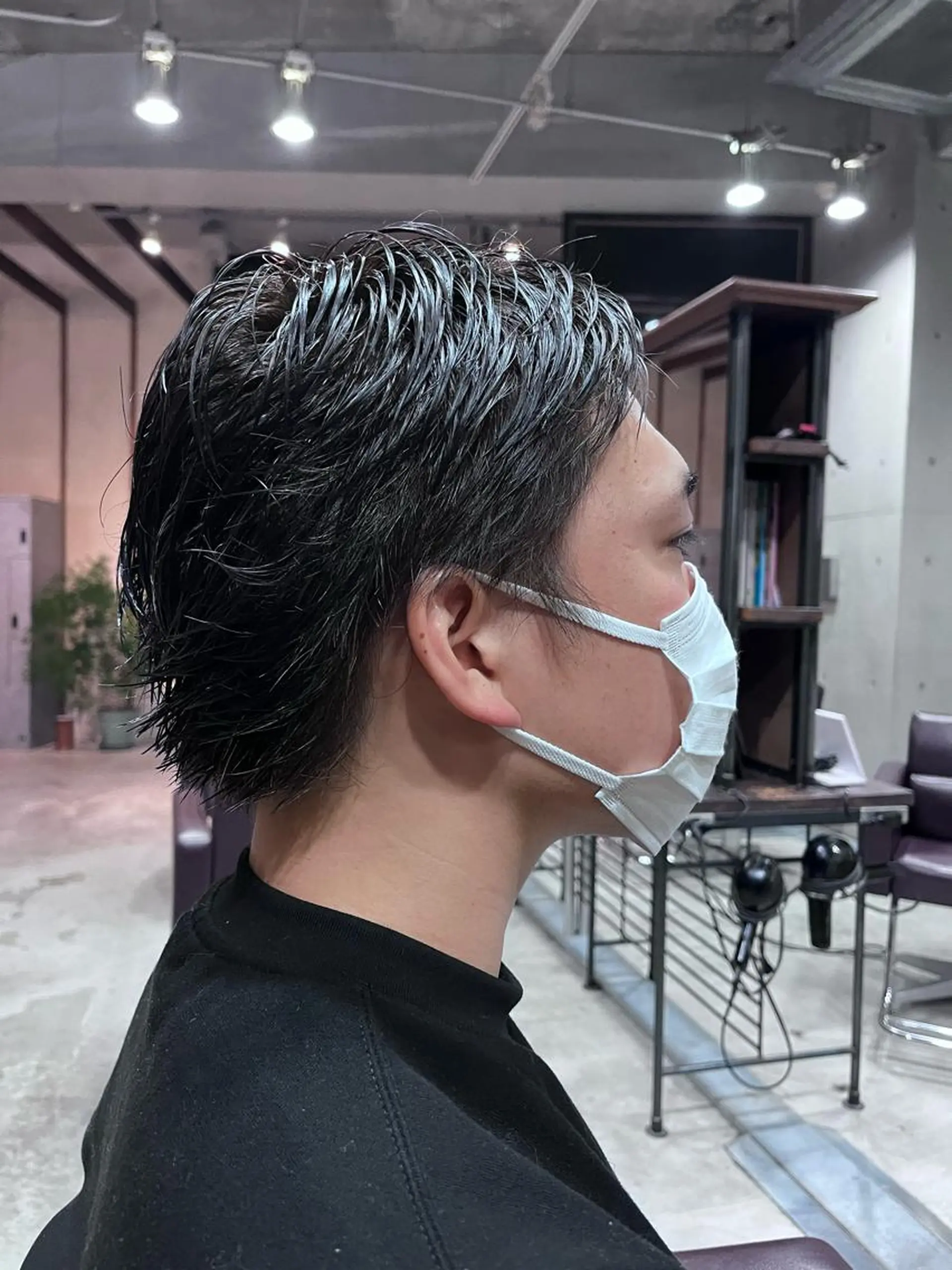 ショート カラー メンズ ハイトーンカラー/ 田中和磨のヘアスタイル