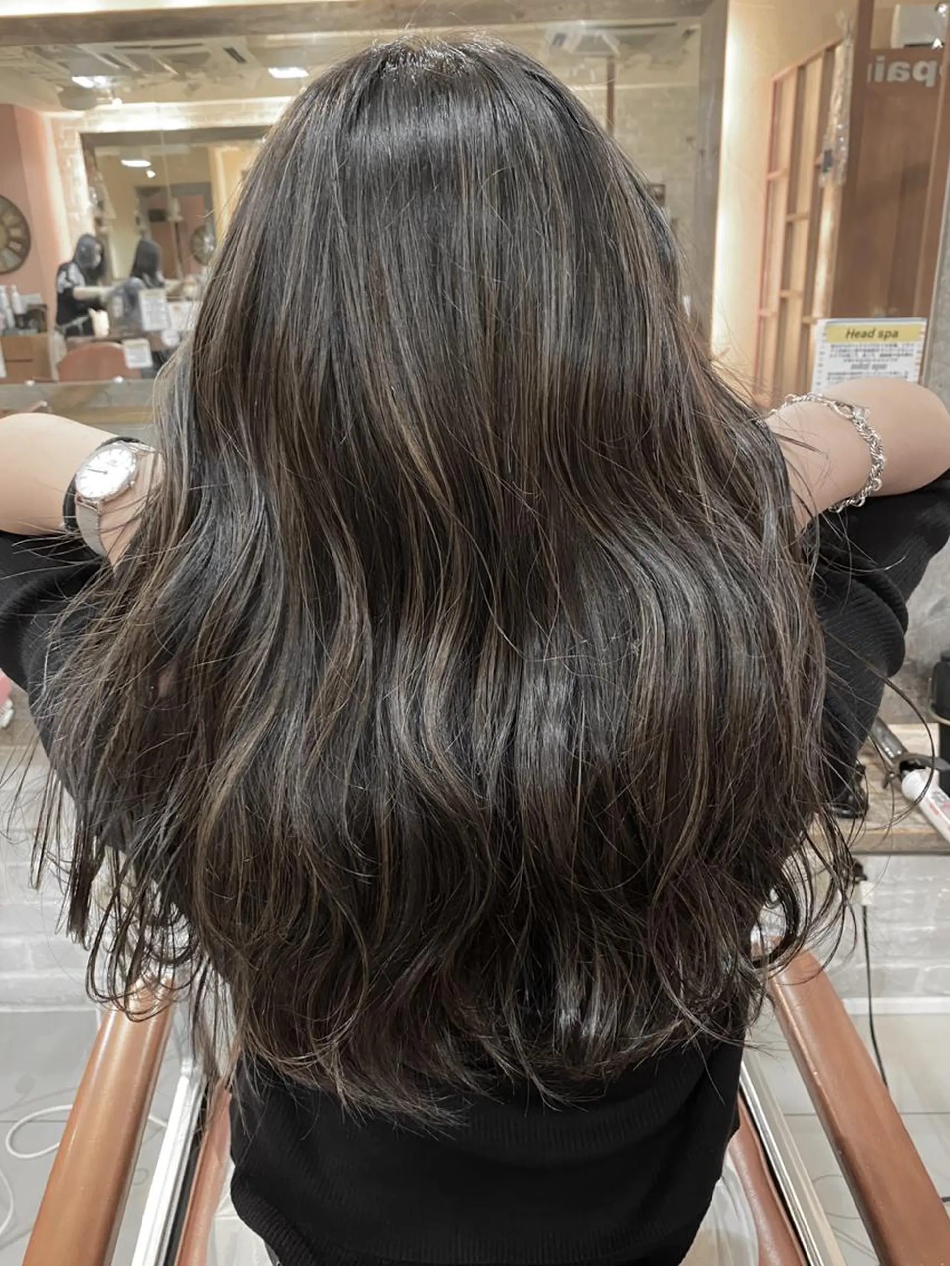 ロング カラー パーマ ヘアアレンジ ブリーチ 透明感カラー ハイライトカラー ボブ くせ毛 増子 幹樹のヘアスタイル