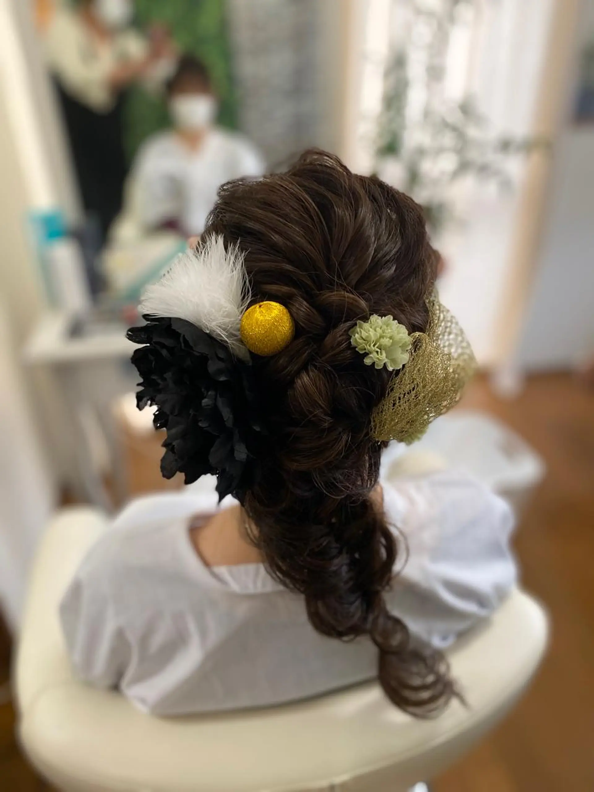 ロング ヘアアレンジ hairmake Sakura松本真理のヘアスタイル