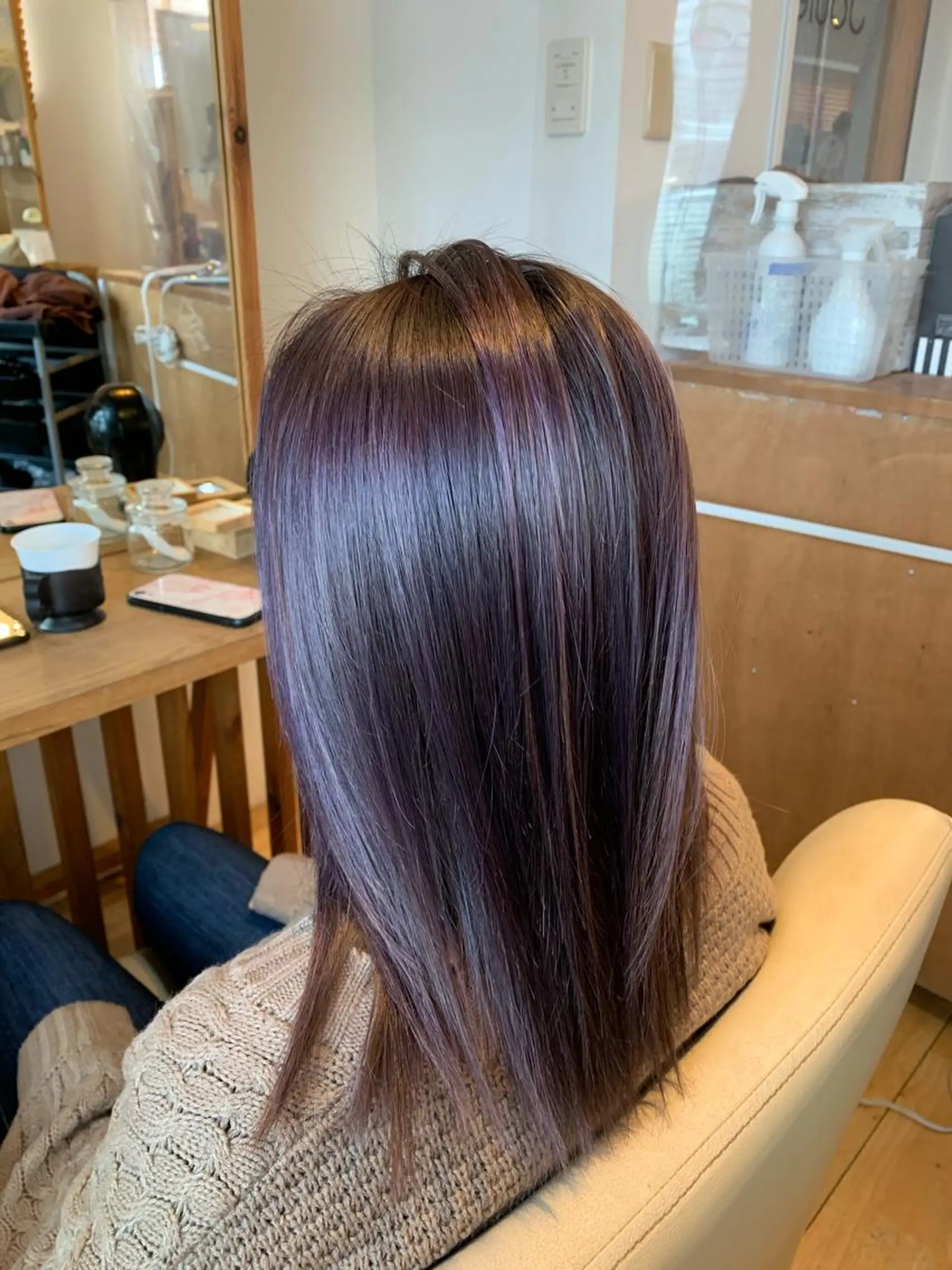 セミロング カラー Joule 大分メンズのヘアスタイル