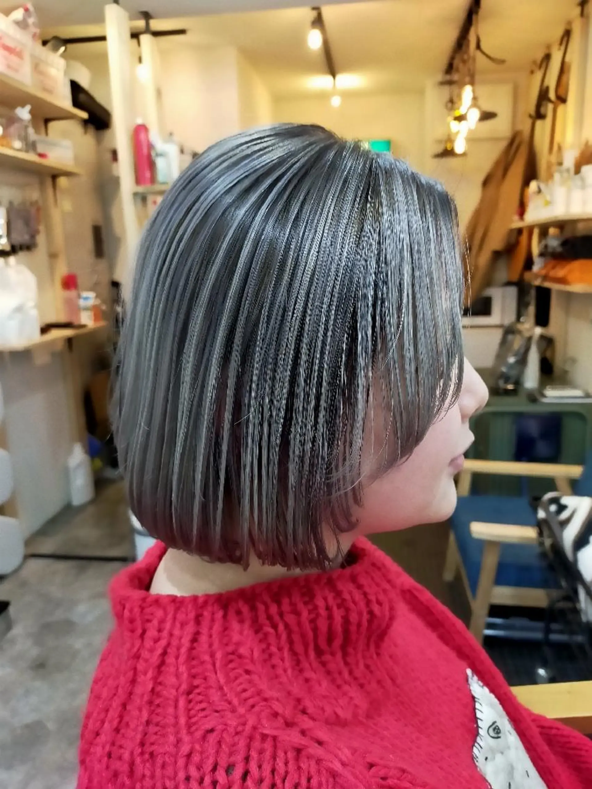 ショート カラー ダブルカラー ハイライトカラー ハイライト カット ヘアカラー トリートメント SUN GLOW  サングロウ所属・ナカノメ トシアキのヘアスタイル