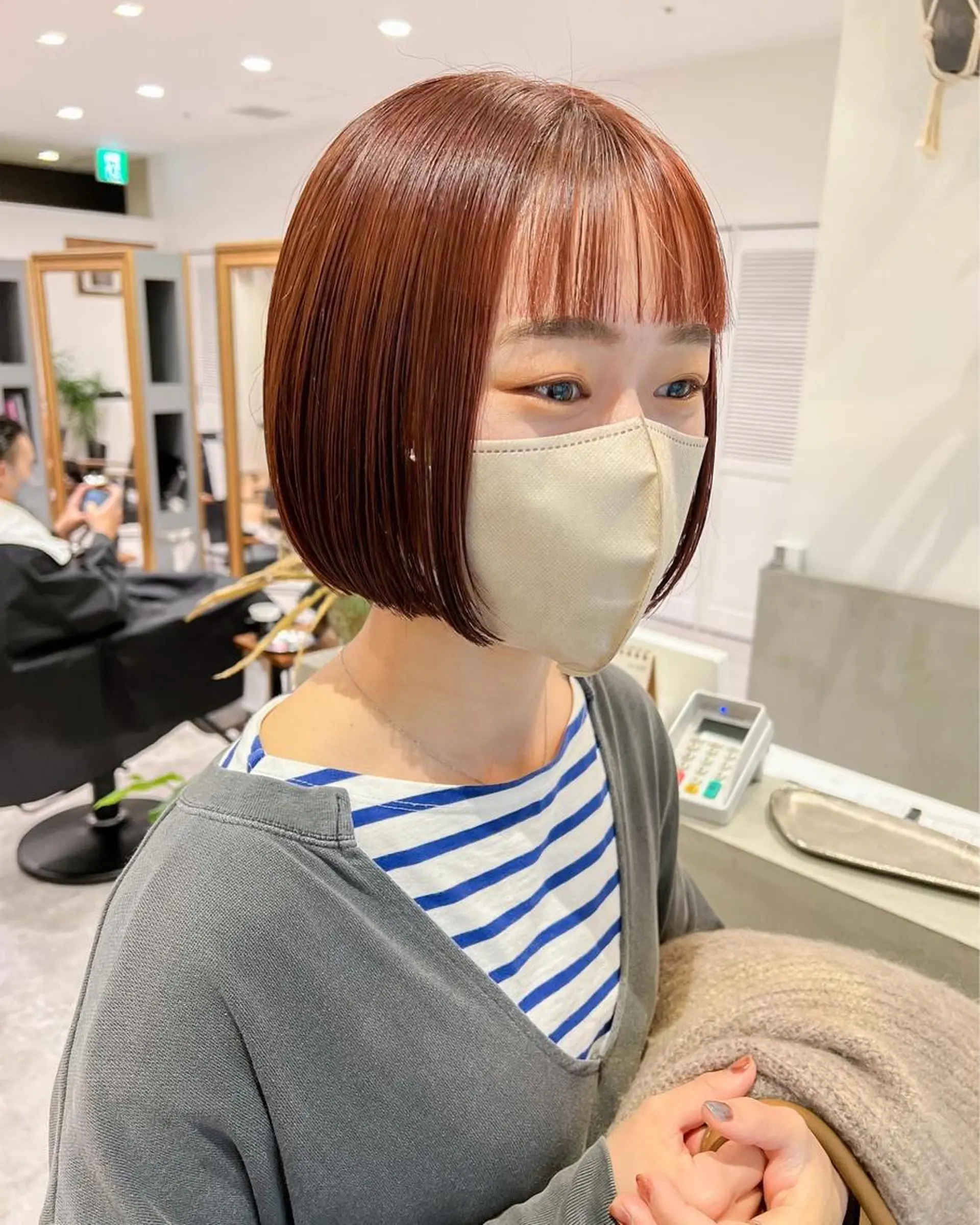 ショート カラー カット ヘアカラー トリートメント 韓国風デザイン 💐MIZUKI💐のヘアスタイル