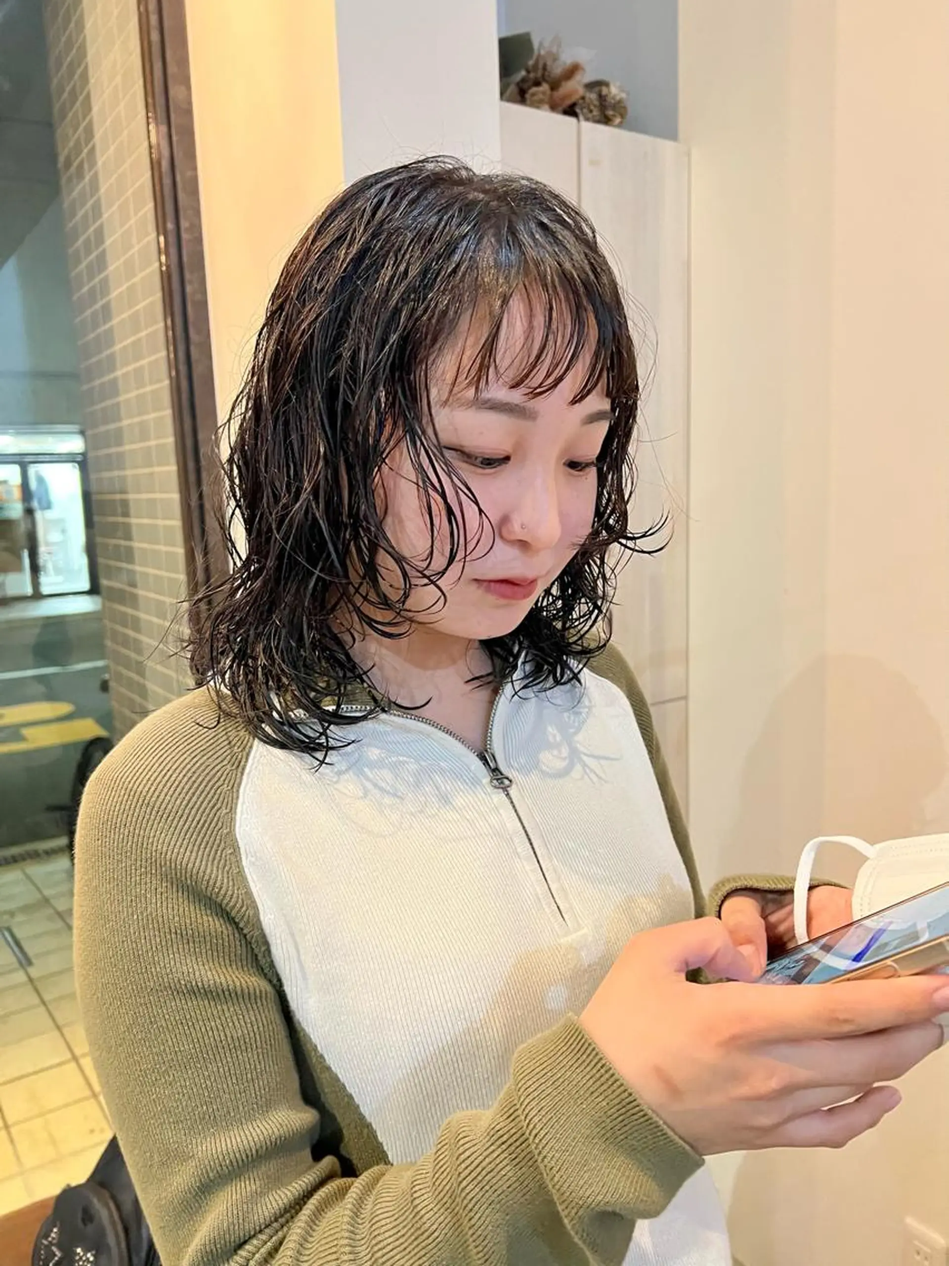 ミディアム パーマ ミディアムパーマ レイヤーカット mizuki ニュアンスパーマのその他イメージ