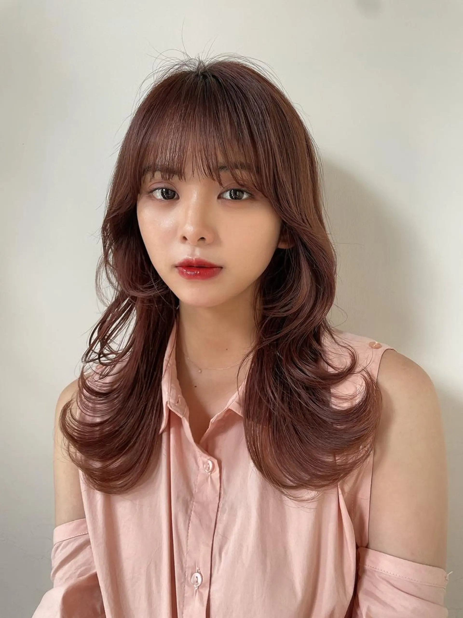 セミロング ヨシンモリ ❤️ショートカット ・顔周りカット❤️のヘアスタイル