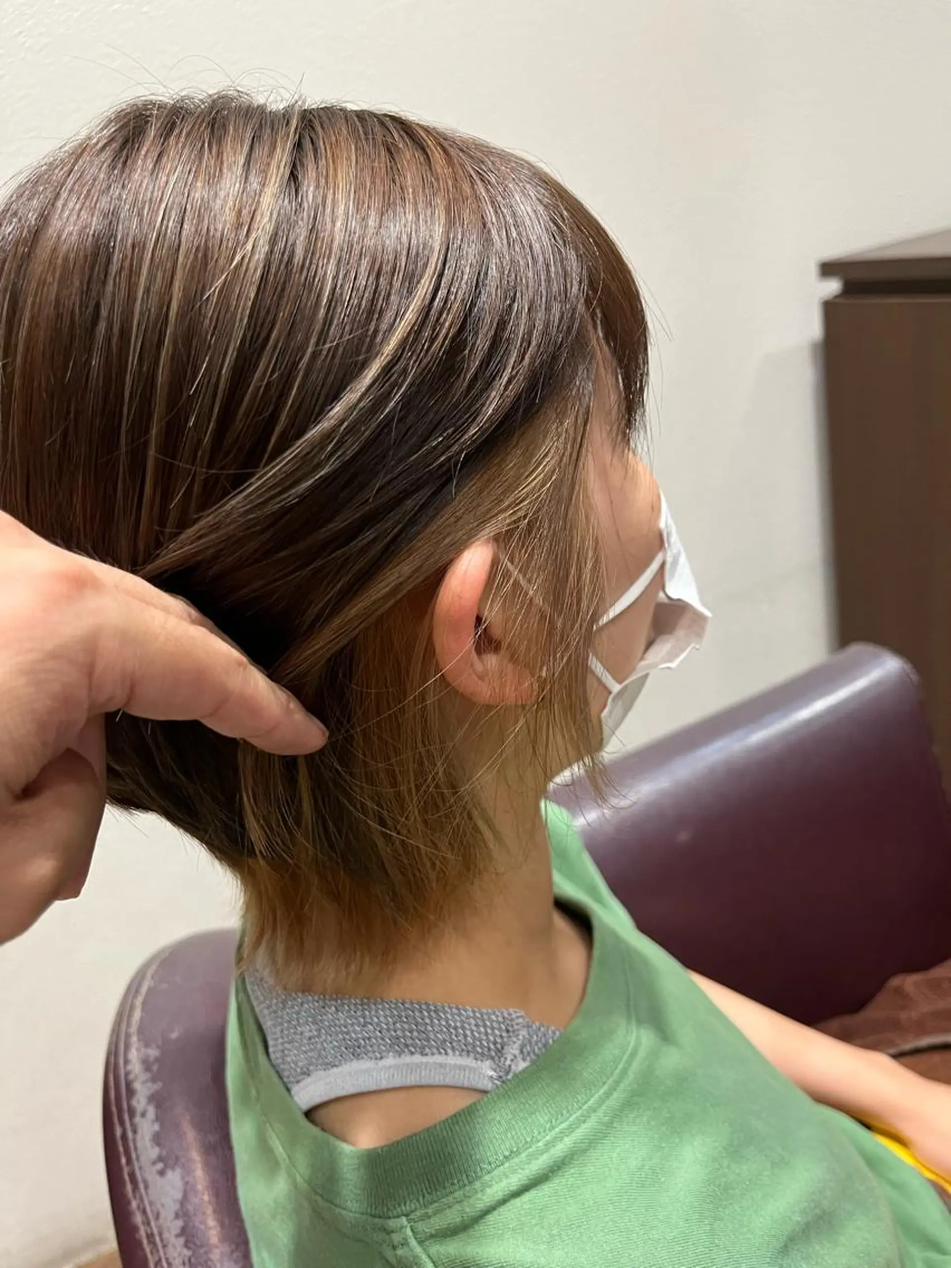 ショート カラー ヘアカラー 松崎 崇のヘアスタイル