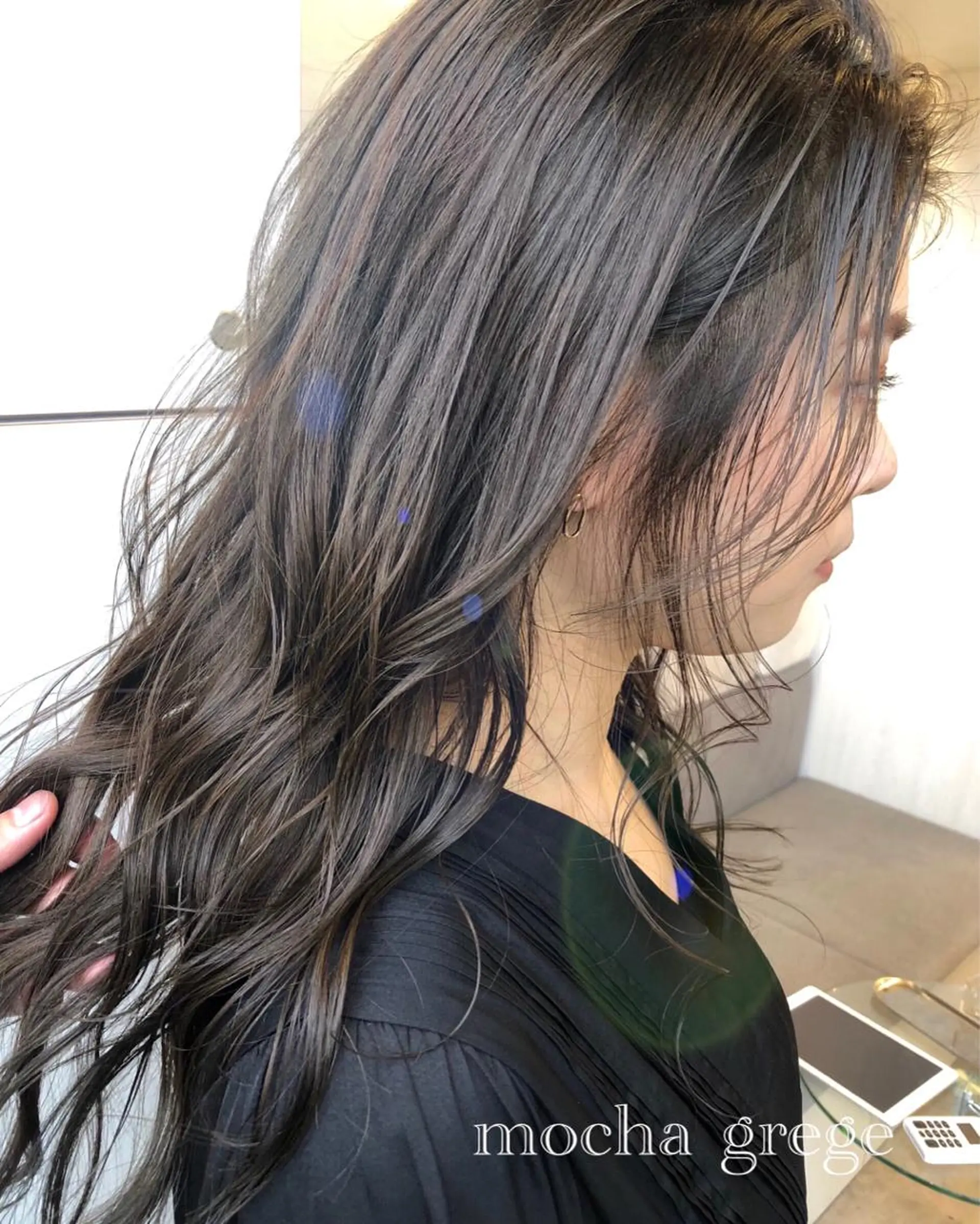 ロング カラー グレージュ イルミナカラー モカグレージュ 🤎グレージュ🤎 渋谷🤎坂本拓斗のヘアスタイル