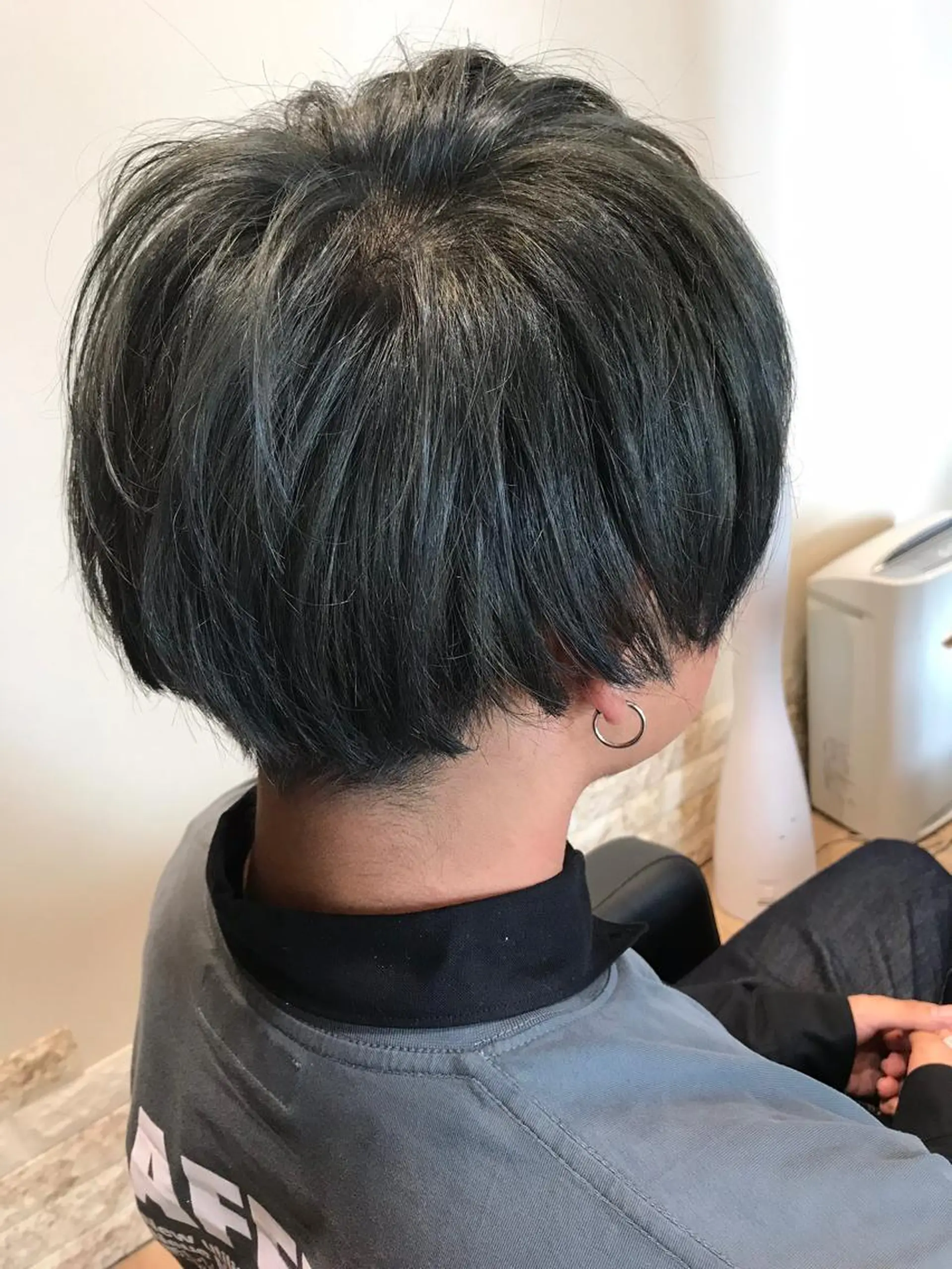 カラー メンズ ミント ヘアカラー 大久保 隆蔵のヘアスタイル