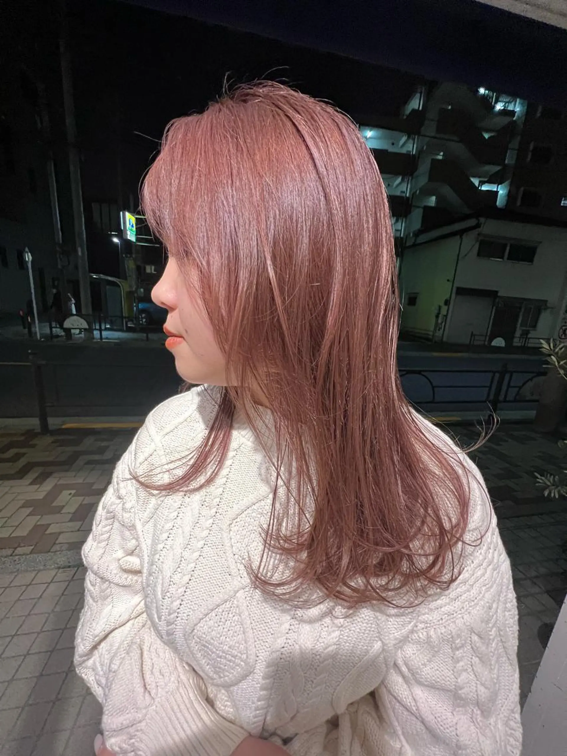ミディアム ヘアカラー Kakui Yuikaのヘアスタイル