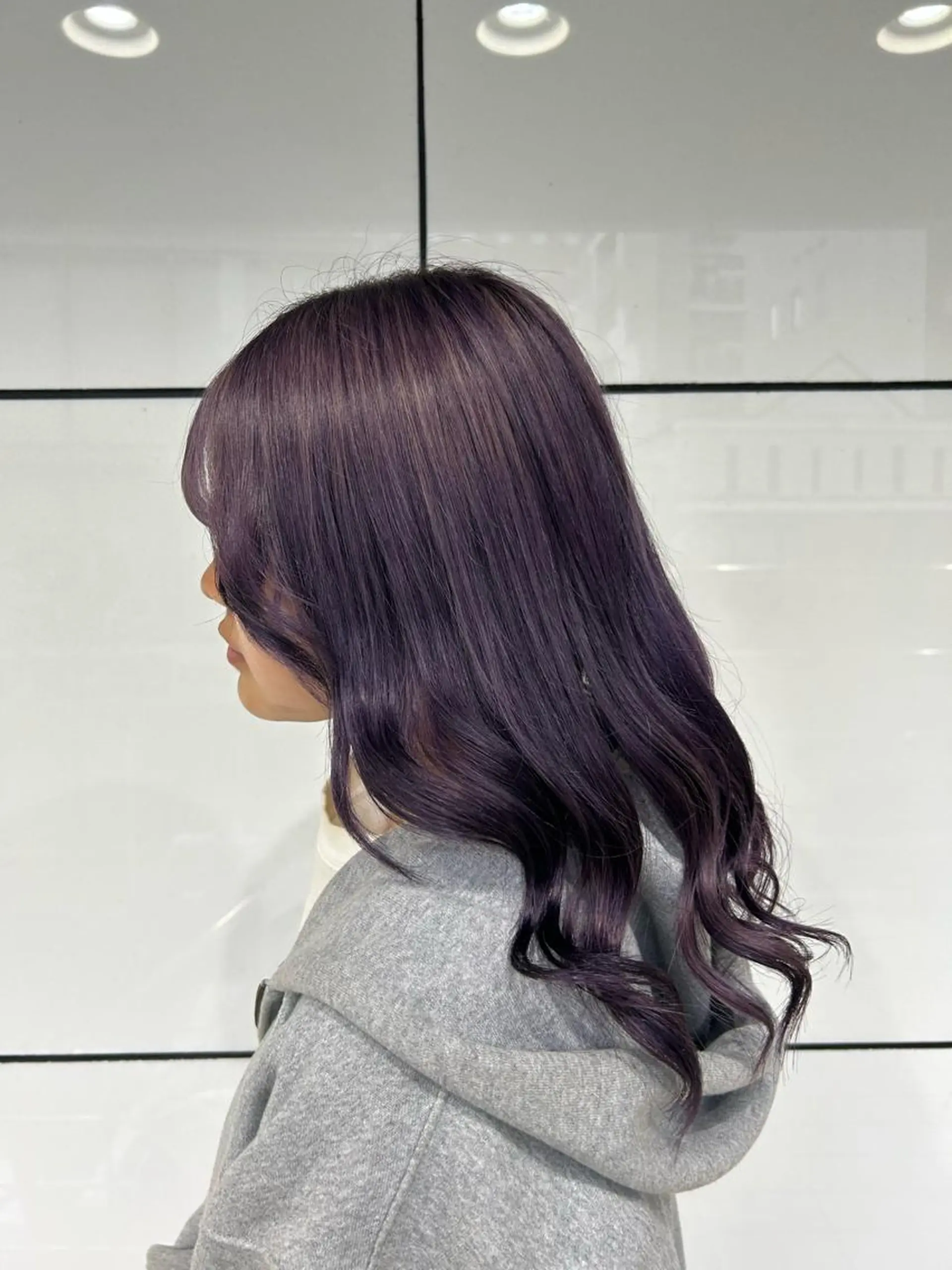セミロング カラー ブリーチ ケアブリーチ 透明感カラー デザインカラー ダブルカラー 艶髪ハイトーン/ AYAKA🌙のヘアスタイル