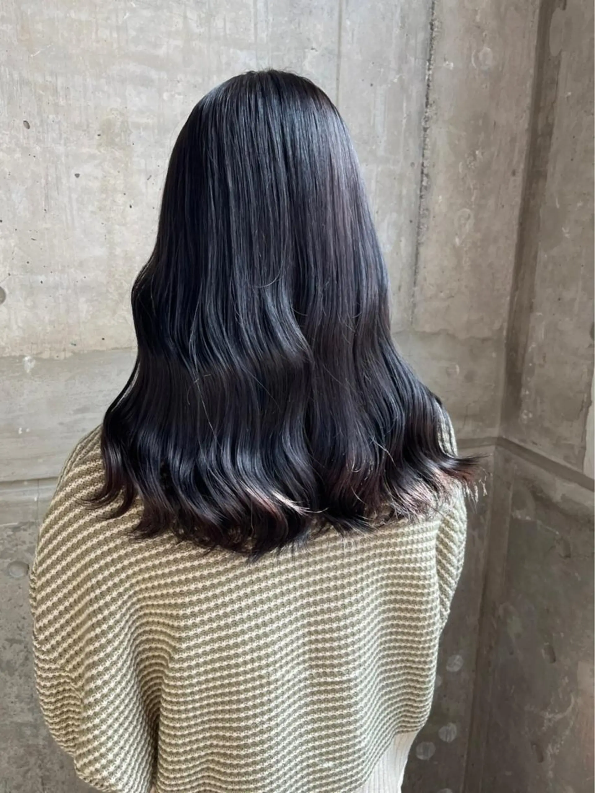 ロング 韓国風ヘア トレンドモテカラー 🩷色落ちまで可愛くのヘアスタイル